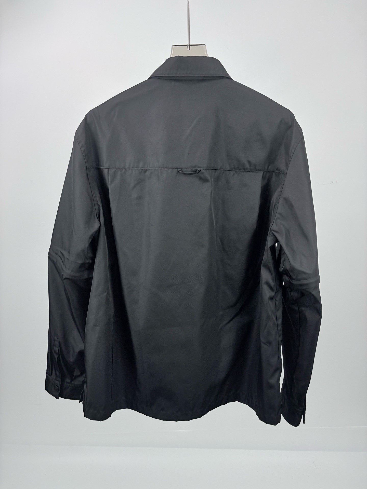 Prada PRADA Triangle Logo Nylon Tactical Shirt Jacket Size US L / EU 52-54 / 3 - 3 Thumbnail