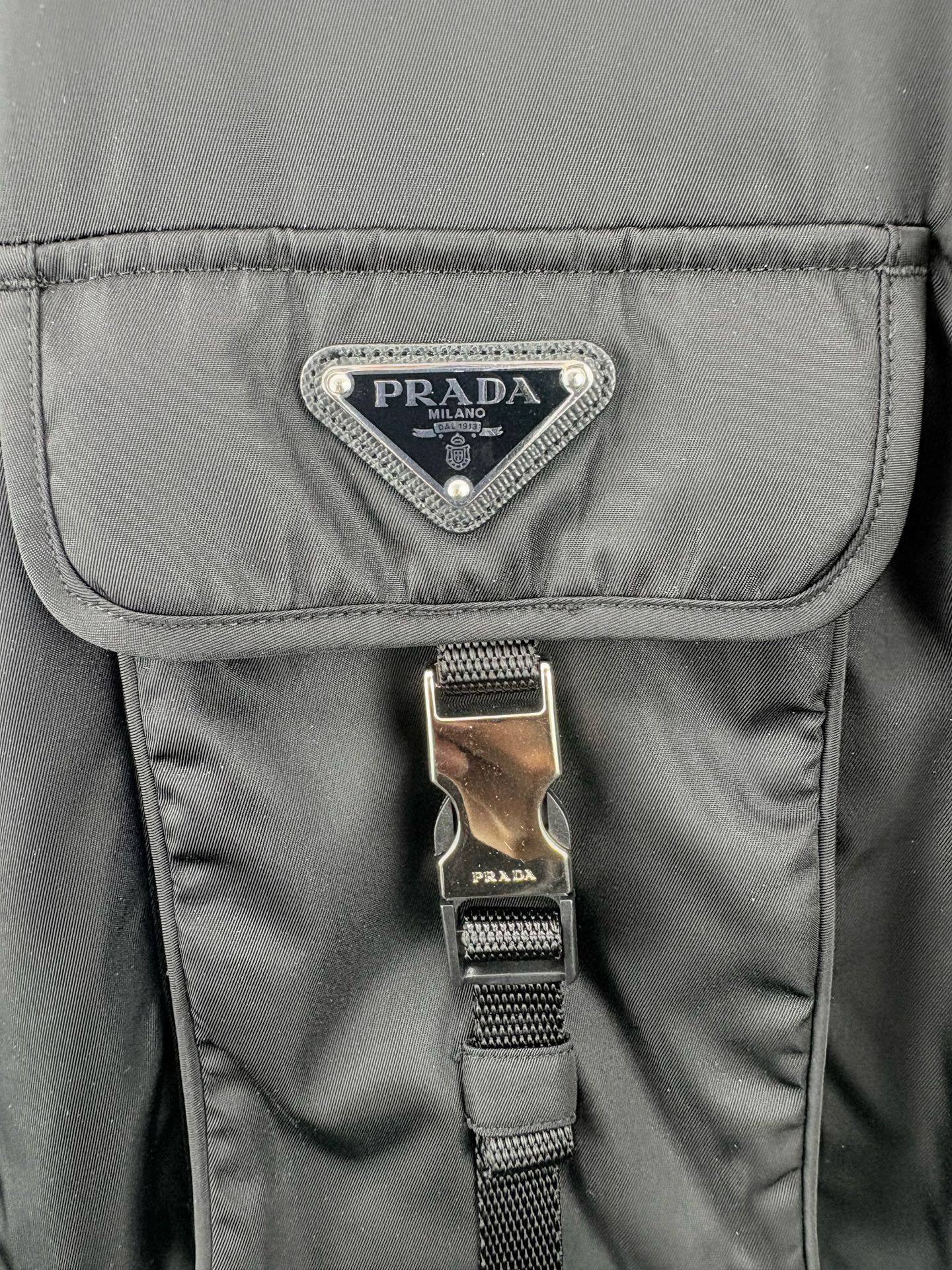 Prada PRADA Triangle Logo Nylon Tactical Shirt Jacket Size US L / EU 52-54 / 3 - 2 Thumbnail