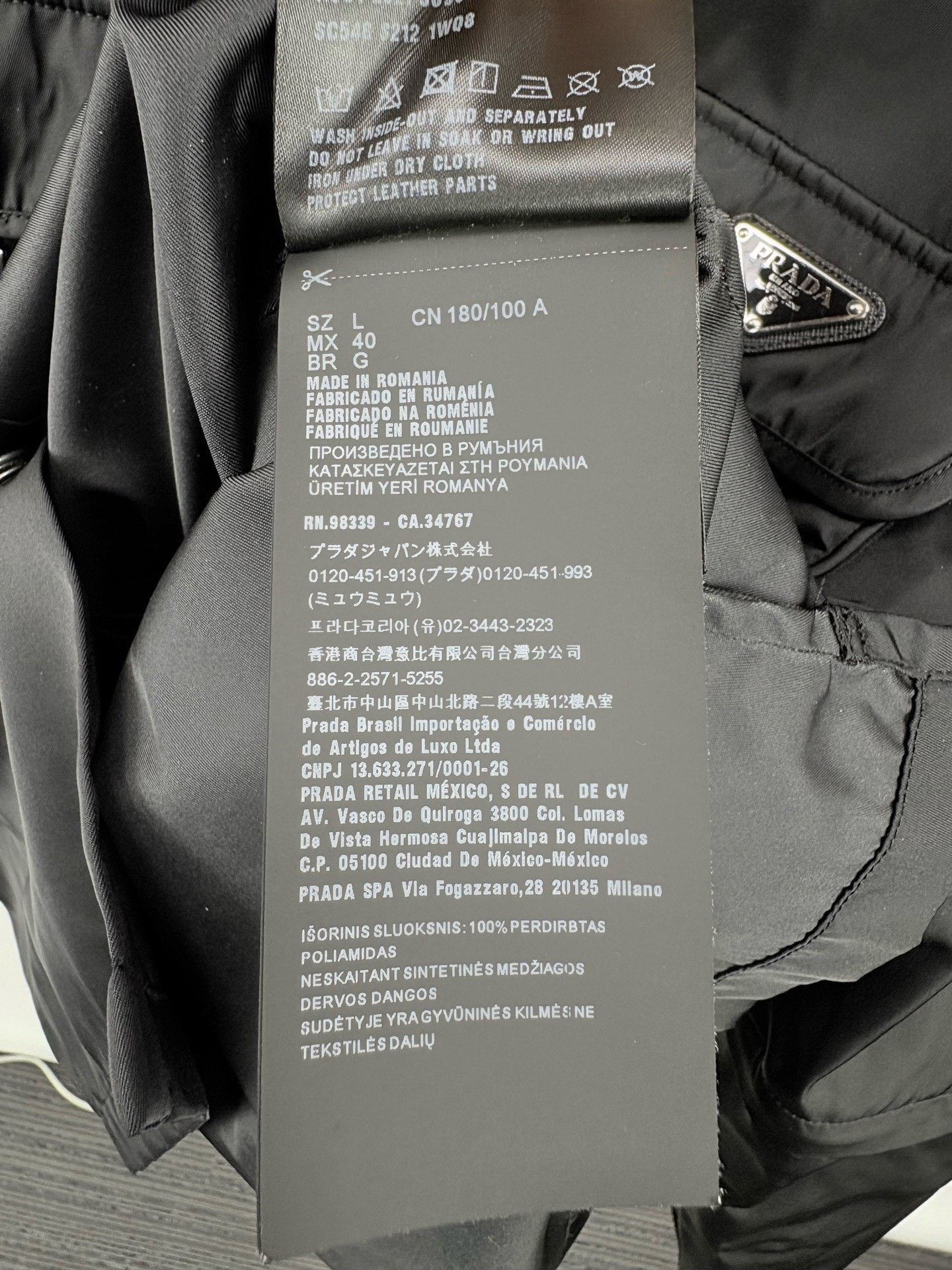 Prada PRADA Triangle Logo Nylon Tactical Shirt Jacket Size US L / EU 52-54 / 3 - 5 Thumbnail