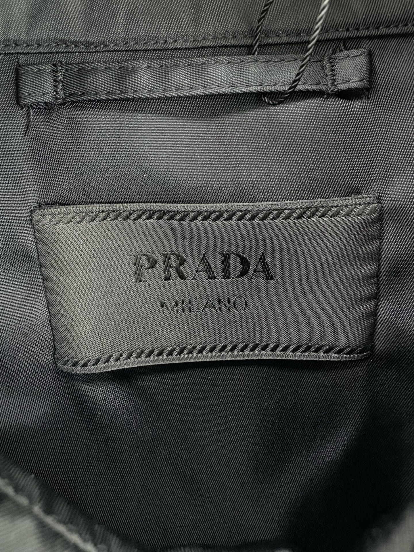 Prada PRADA Triangle Logo Nylon Tactical Shirt Jacket Size US L / EU 52-54 / 3 - 4 Thumbnail