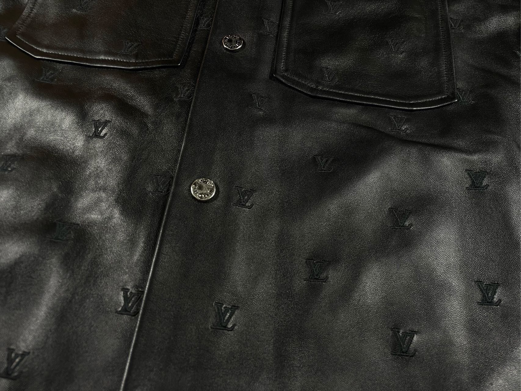 Louis Vuitton LV x Pharrell Leather Jacket Size US XXL / EU 58 / 5 - 3 Thumbnail