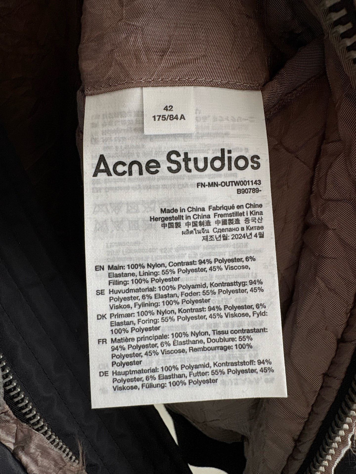Acne Studios Acne Studios Tie-Dye Gradient Bomber Jacket Size US XS / EU 42 / 0 - 6 Thumbnail
