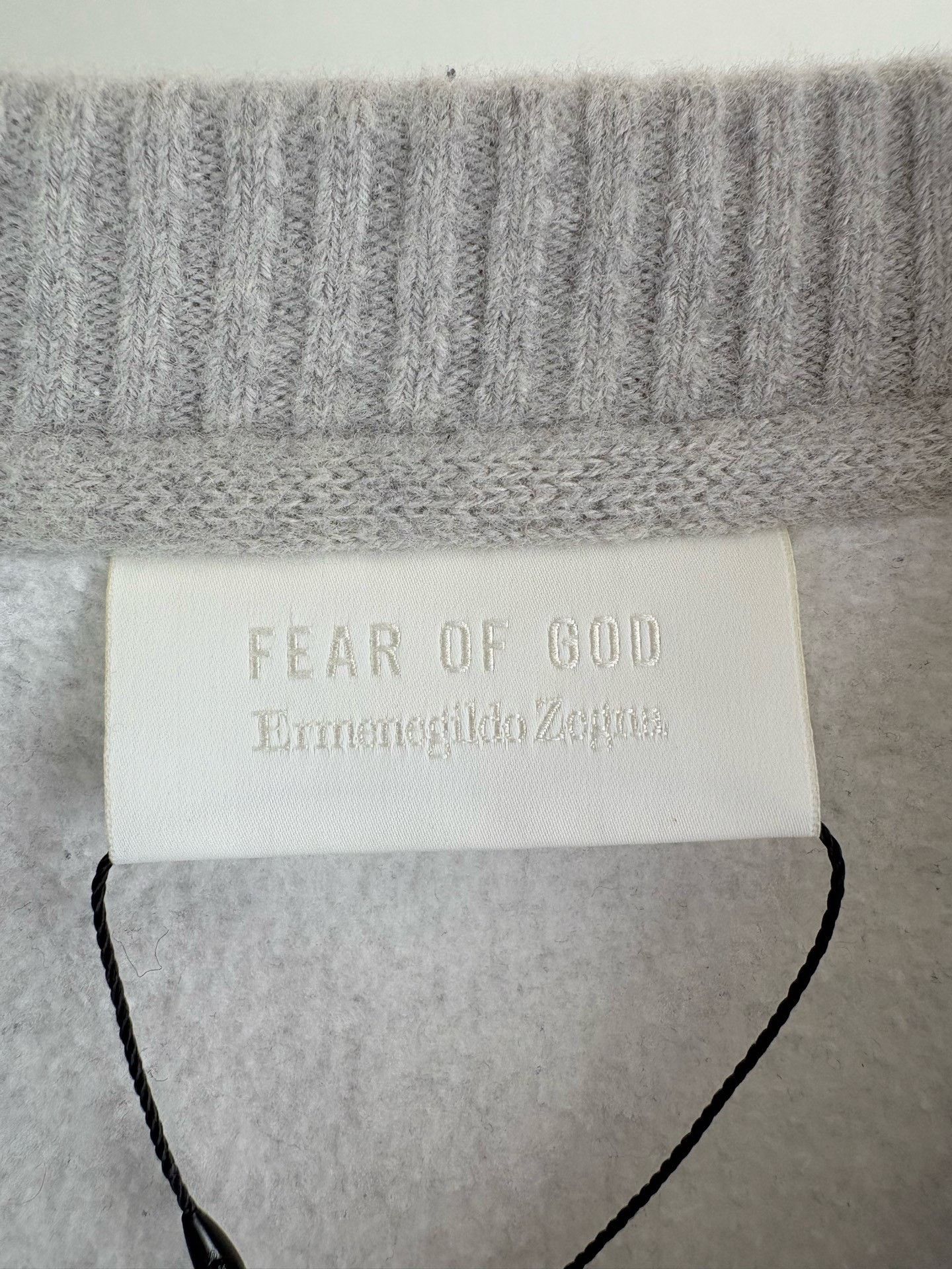 Fear of God ZEGNA x FEAR OF GOD Long-Sleeve Sweatshirt Size US M / EU 48-50 / 2 - 4 Thumbnail