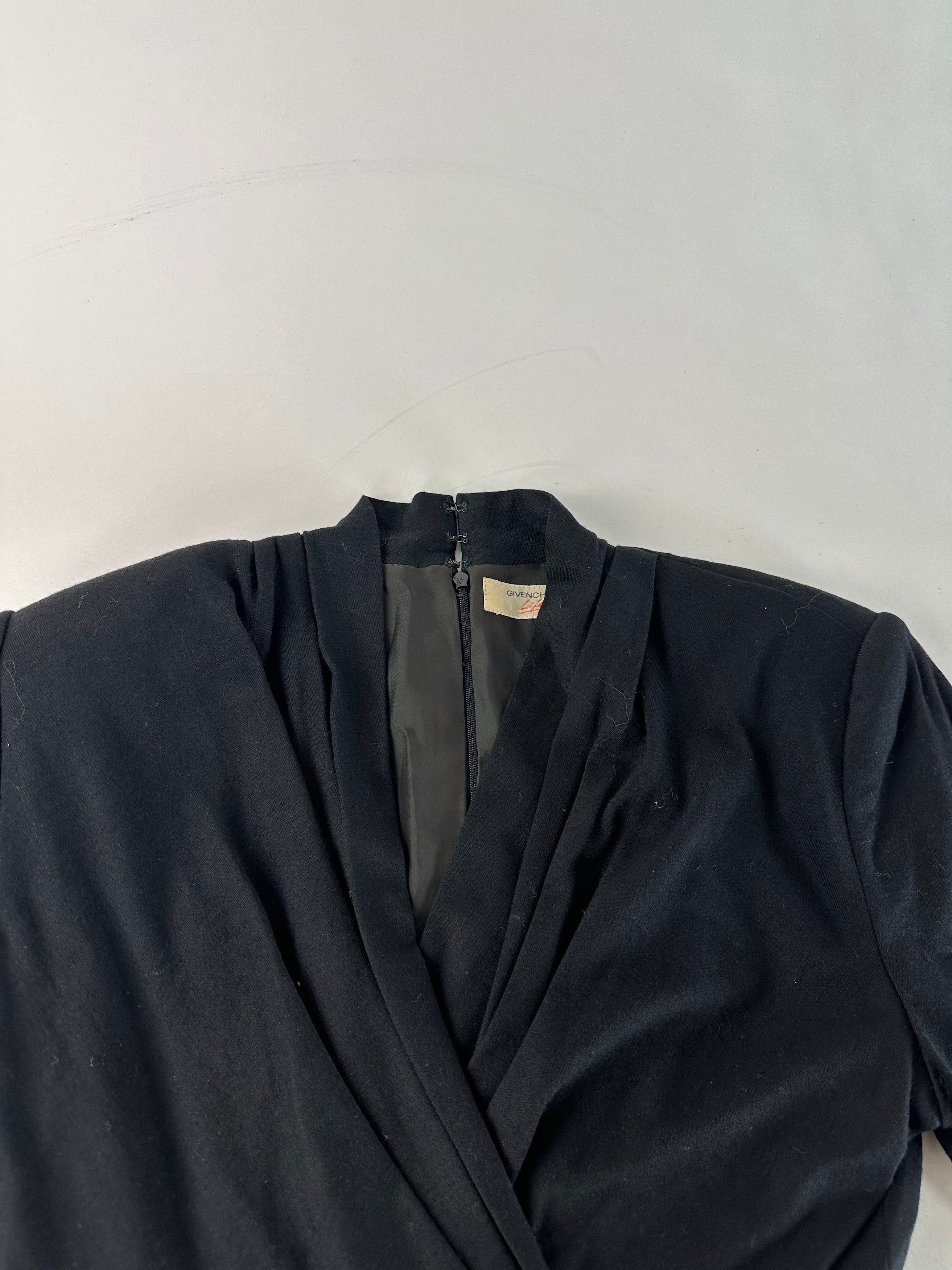 Givenchy Vintage Wool Dress M Black Size S / US 4 / IT 40 - 7 Thumbnail
