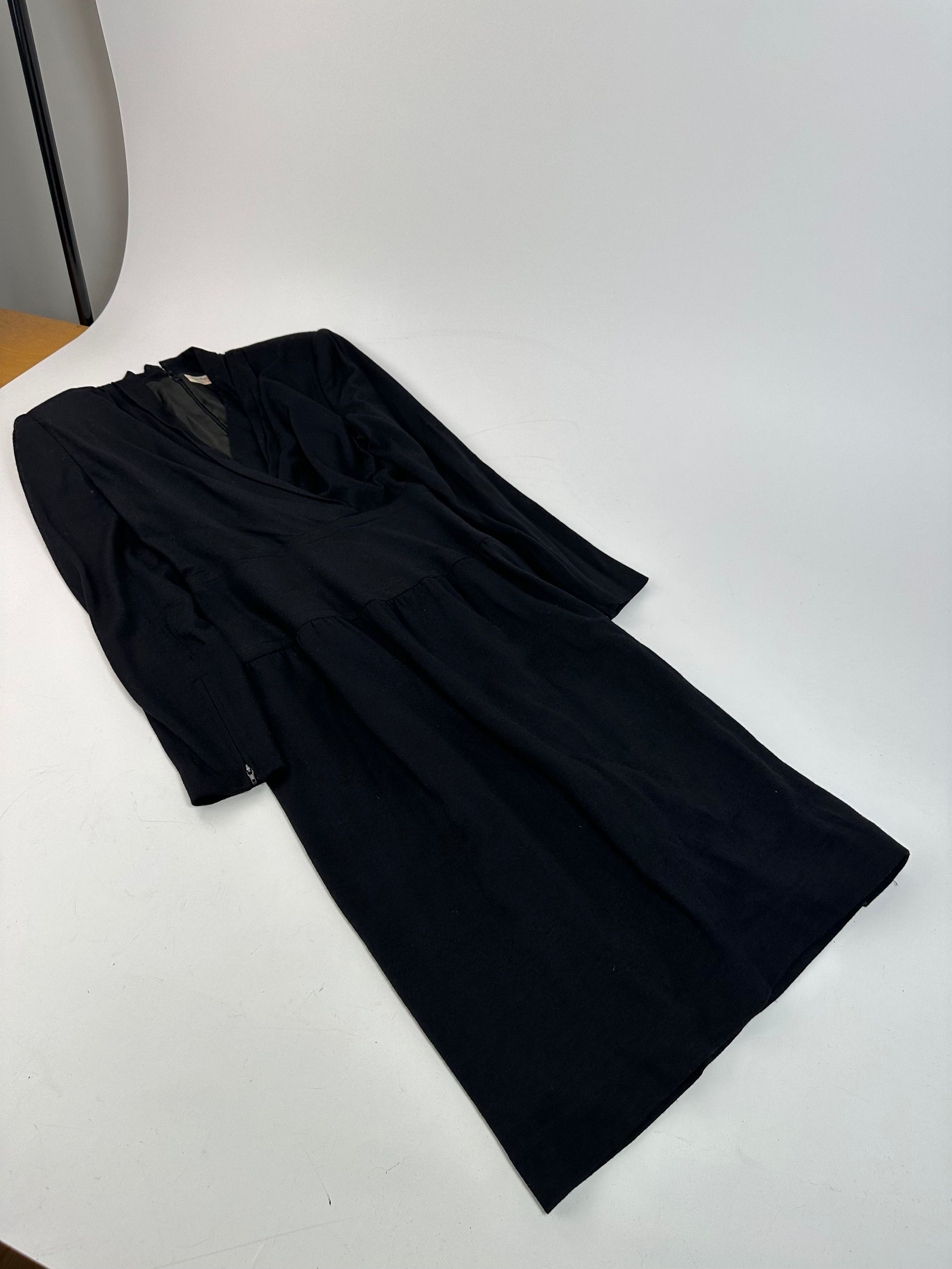 Givenchy Vintage Wool Dress M Black Size S / US 4 / IT 40 - 4 Thumbnail
