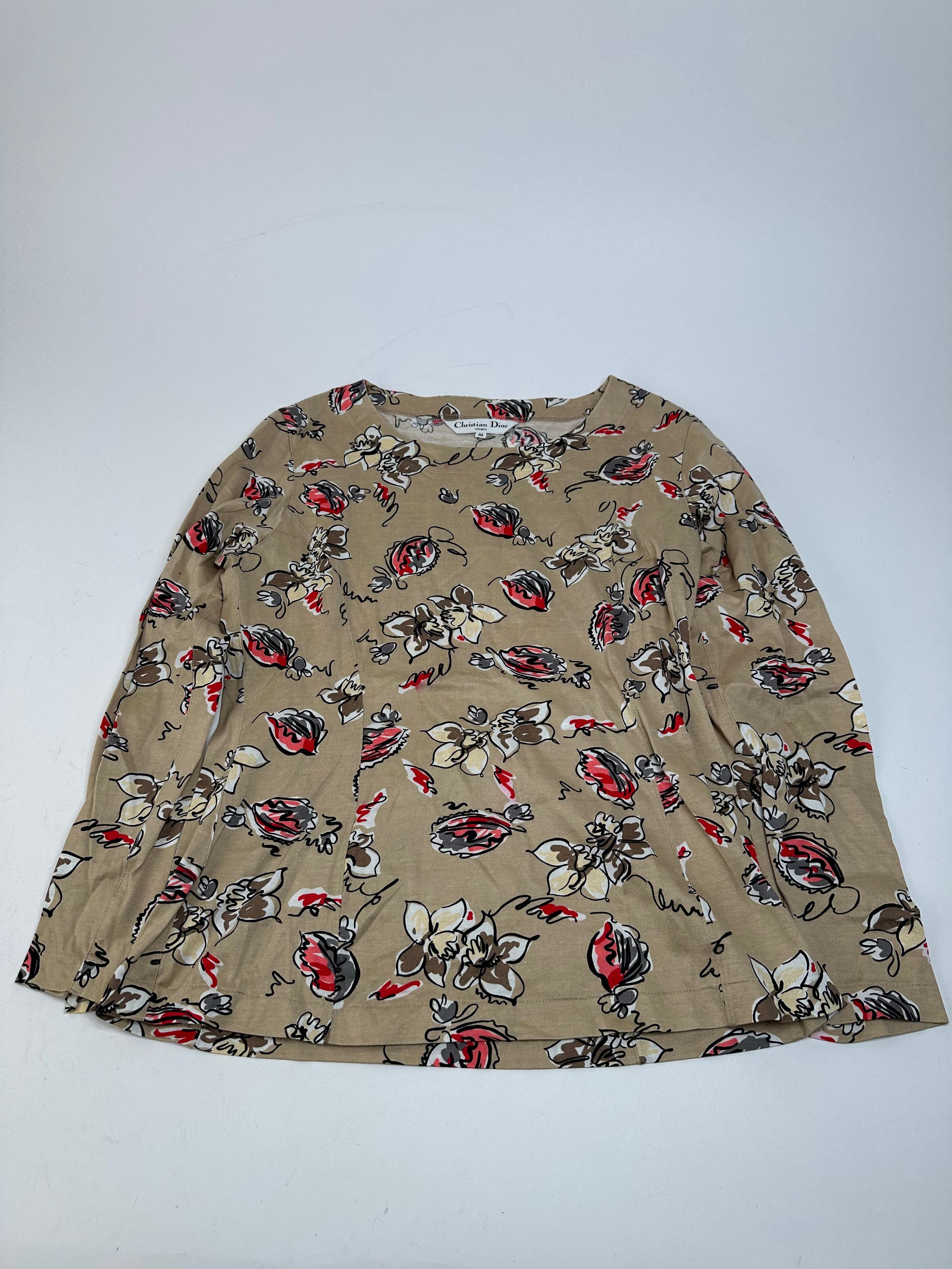 Dior Vintage Crewneck Sweater Gold Floral M Size S / US 4 / IT 40 - 5 Thumbnail