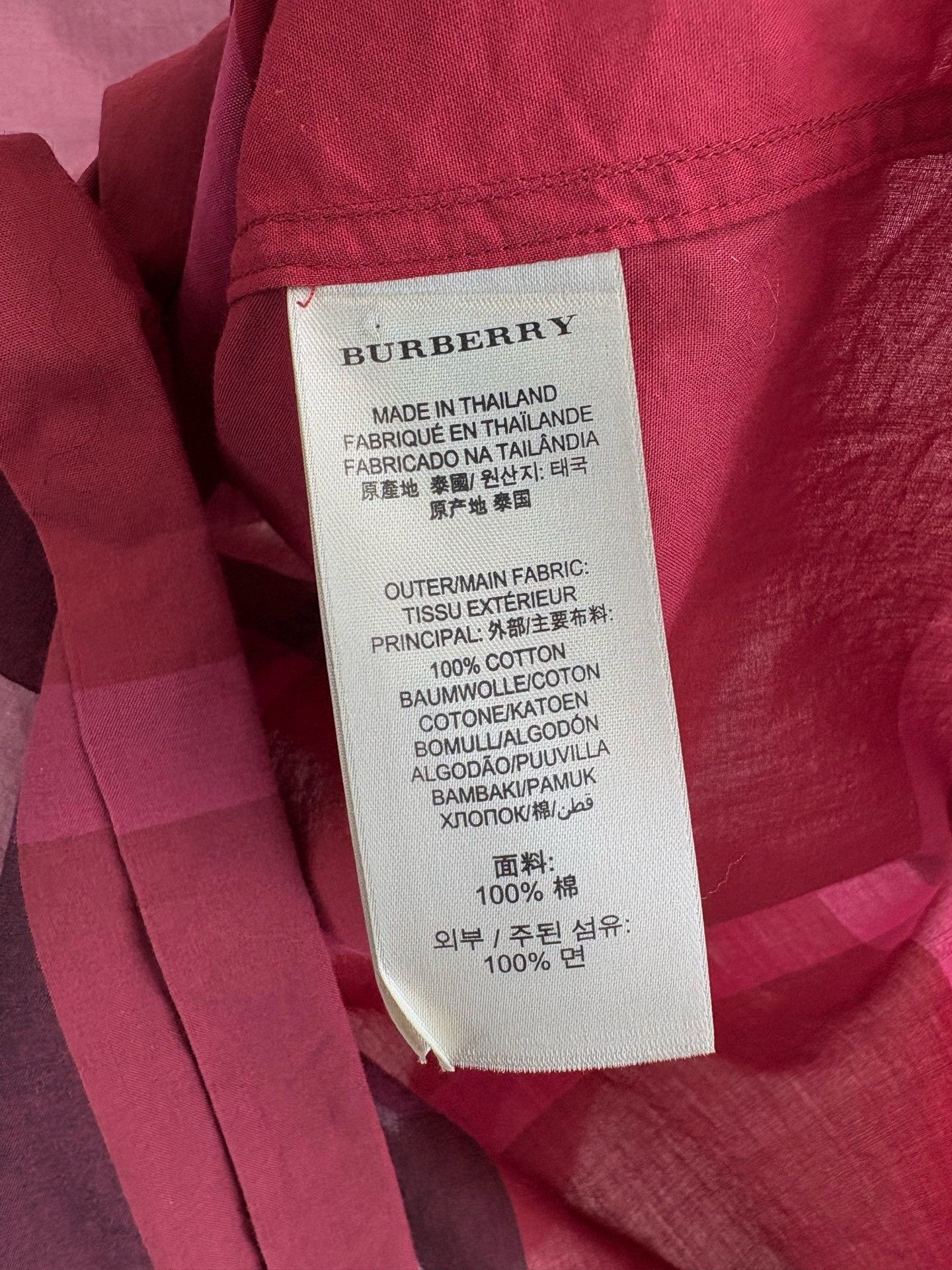 Burberry Burberry Check Long-Sleeve Shirt Size M / US 6-8 / IT 42-44 - 5 Thumbnail
