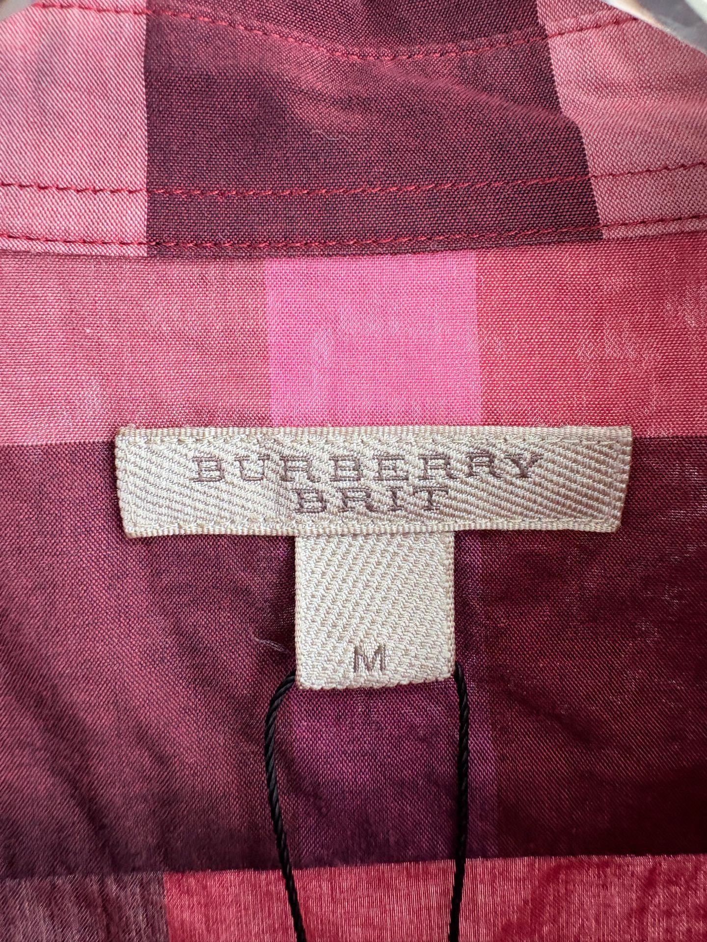 Burberry Burberry Check Long-Sleeve Shirt Size M / US 6-8 / IT 42-44 - 4 Thumbnail