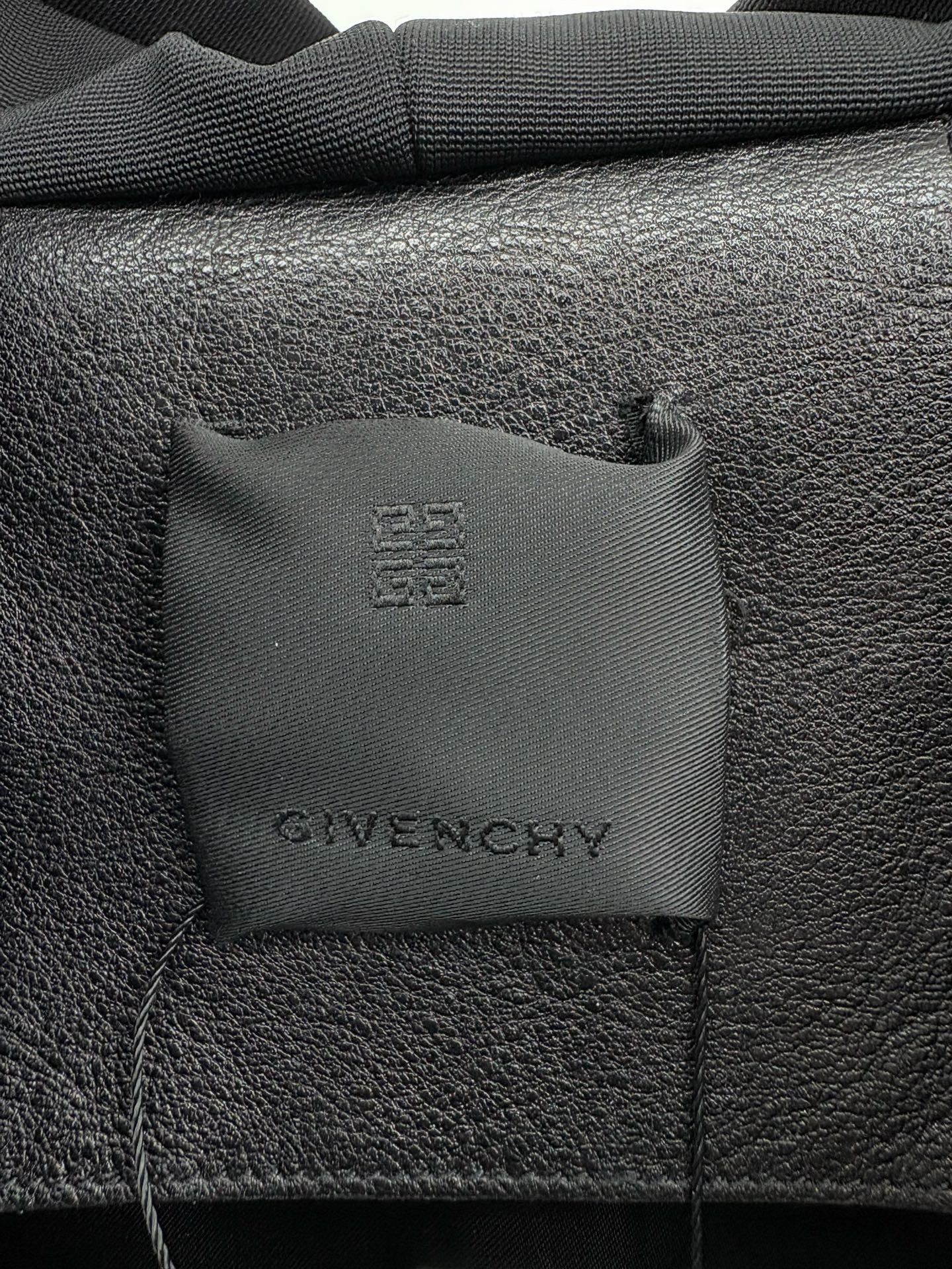 Givenchy Givenchy Black Leather Sleeve Zip Jacket Size US M / EU 48-50 / 2 - 4 Thumbnail