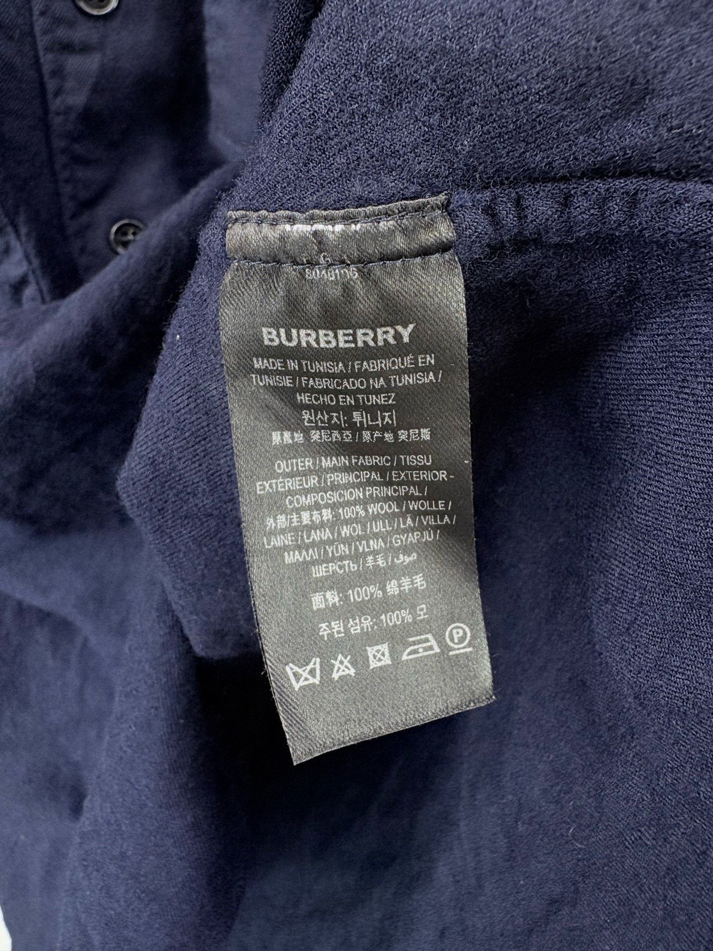 Burberry Burberry Wool Long-Sleeve Shirt Jacket Size US M / EU 48-50 / 2 - 4 Thumbnail