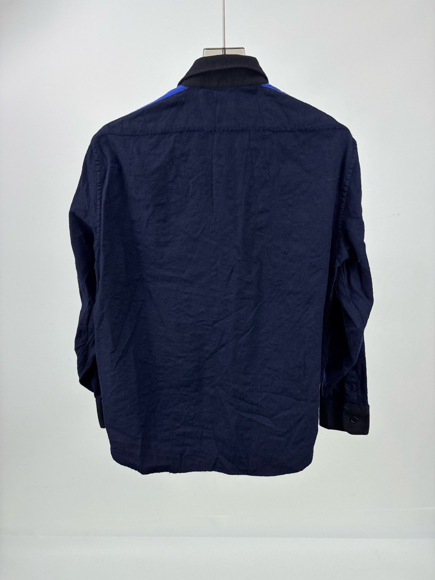 Burberry Burberry Wool Long-Sleeve Shirt Jacket Size US M / EU 48-50 / 2 - 2 Thumbnail