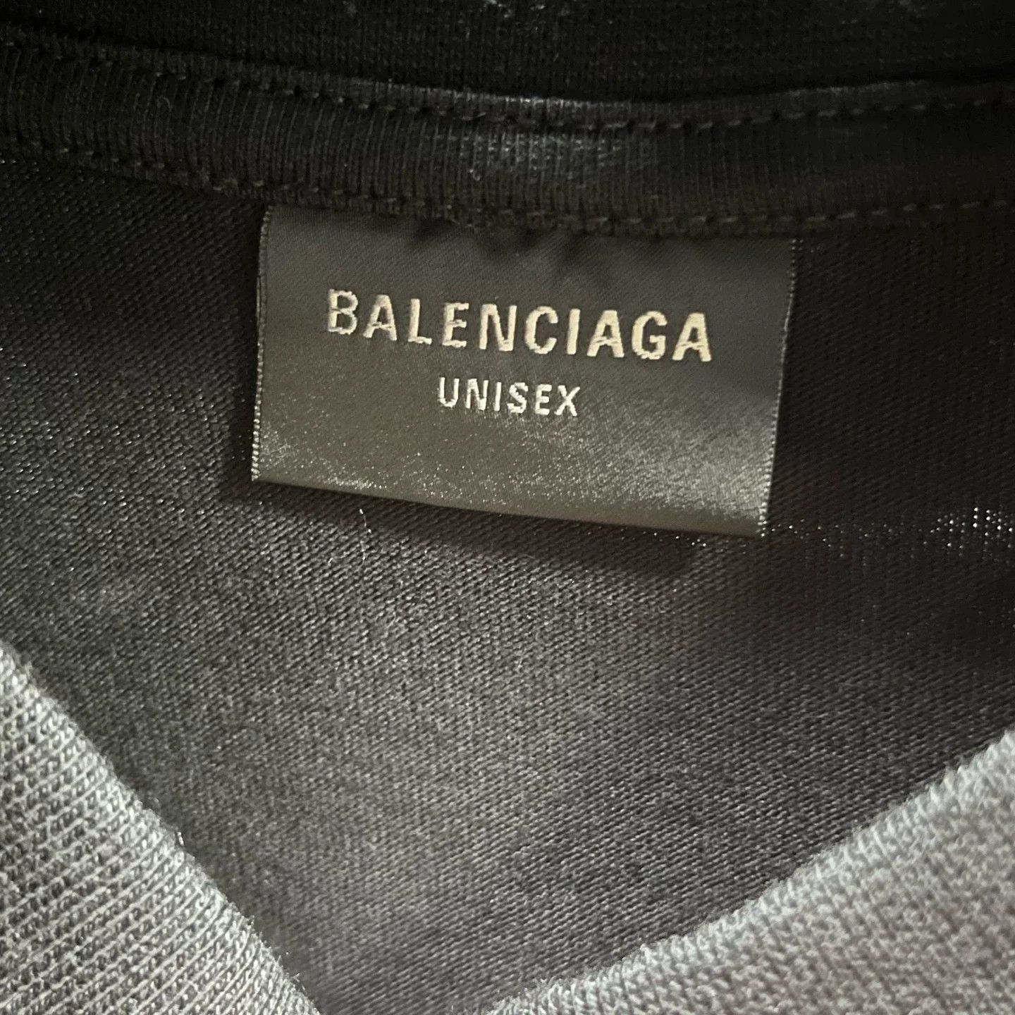 Balenciaga Balenciaga Black Letter Print Crewneck T-shirt Size US M / EU 48-50 / 2 - 3 Thumbnail