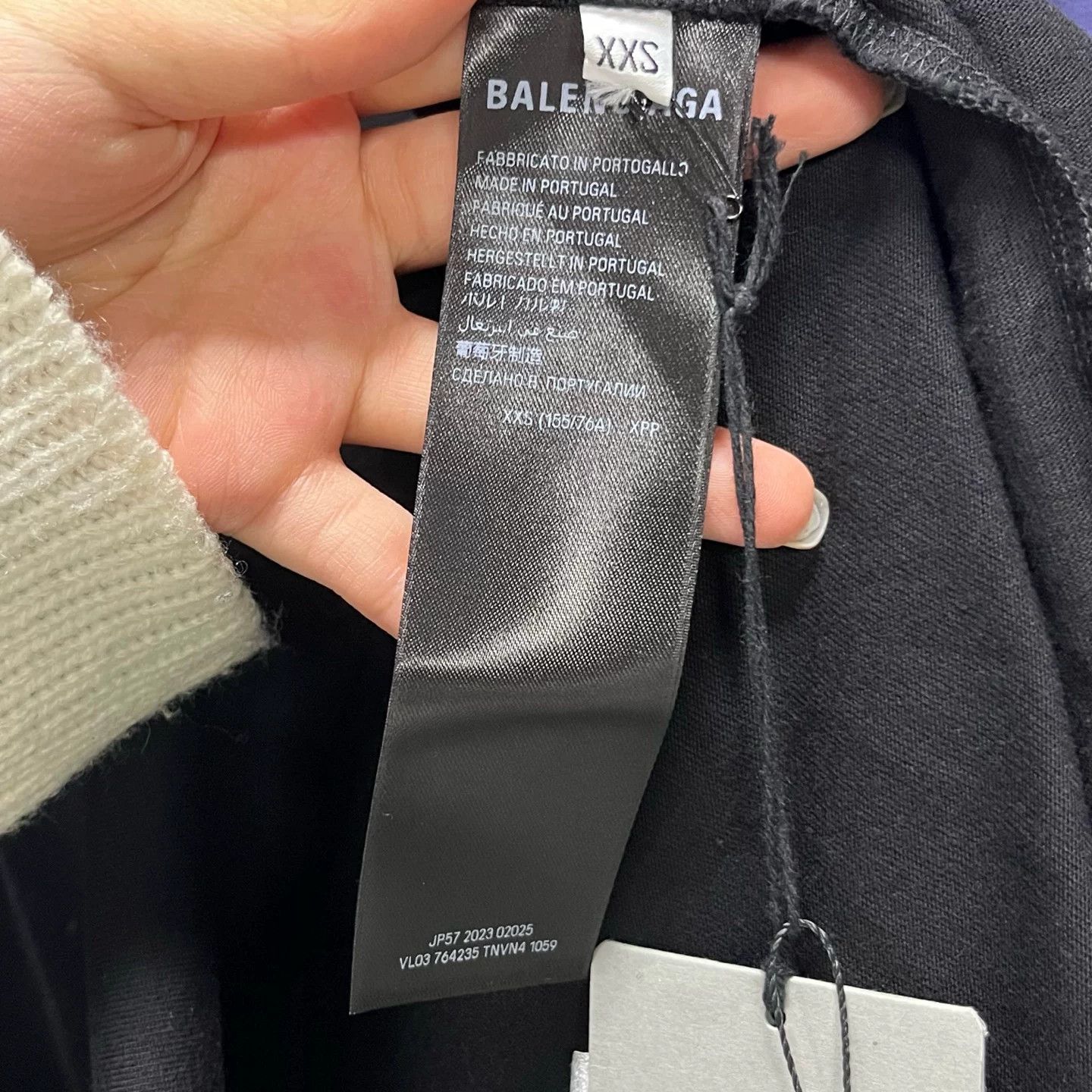 Balenciaga Balenciaga Black Letter Print Crewneck T-shirt Size US M / EU 48-50 / 2 - 4 Thumbnail