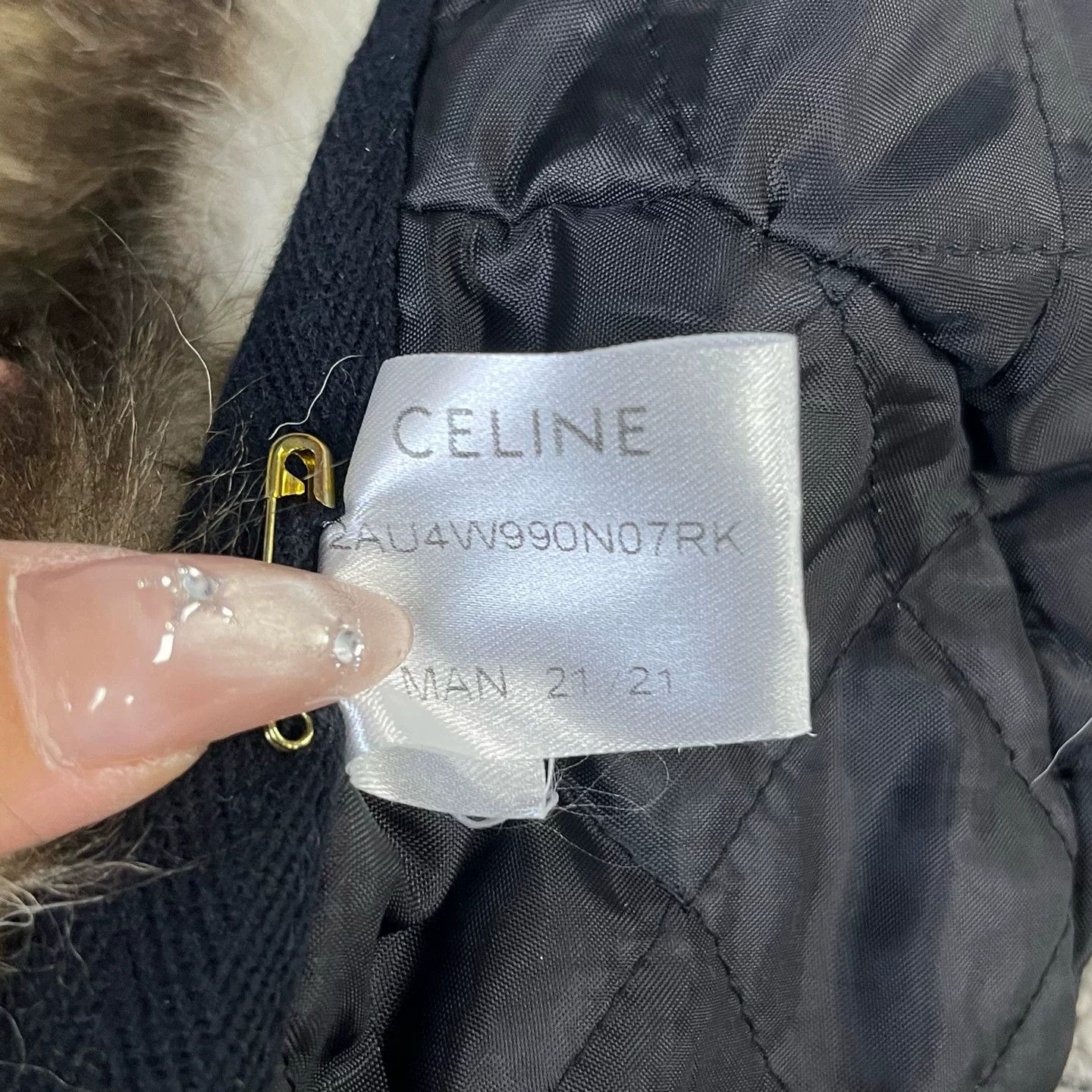 Celine Celine Latest Blue Plaid Print Hat Size ONE SIZE - 4 Thumbnail