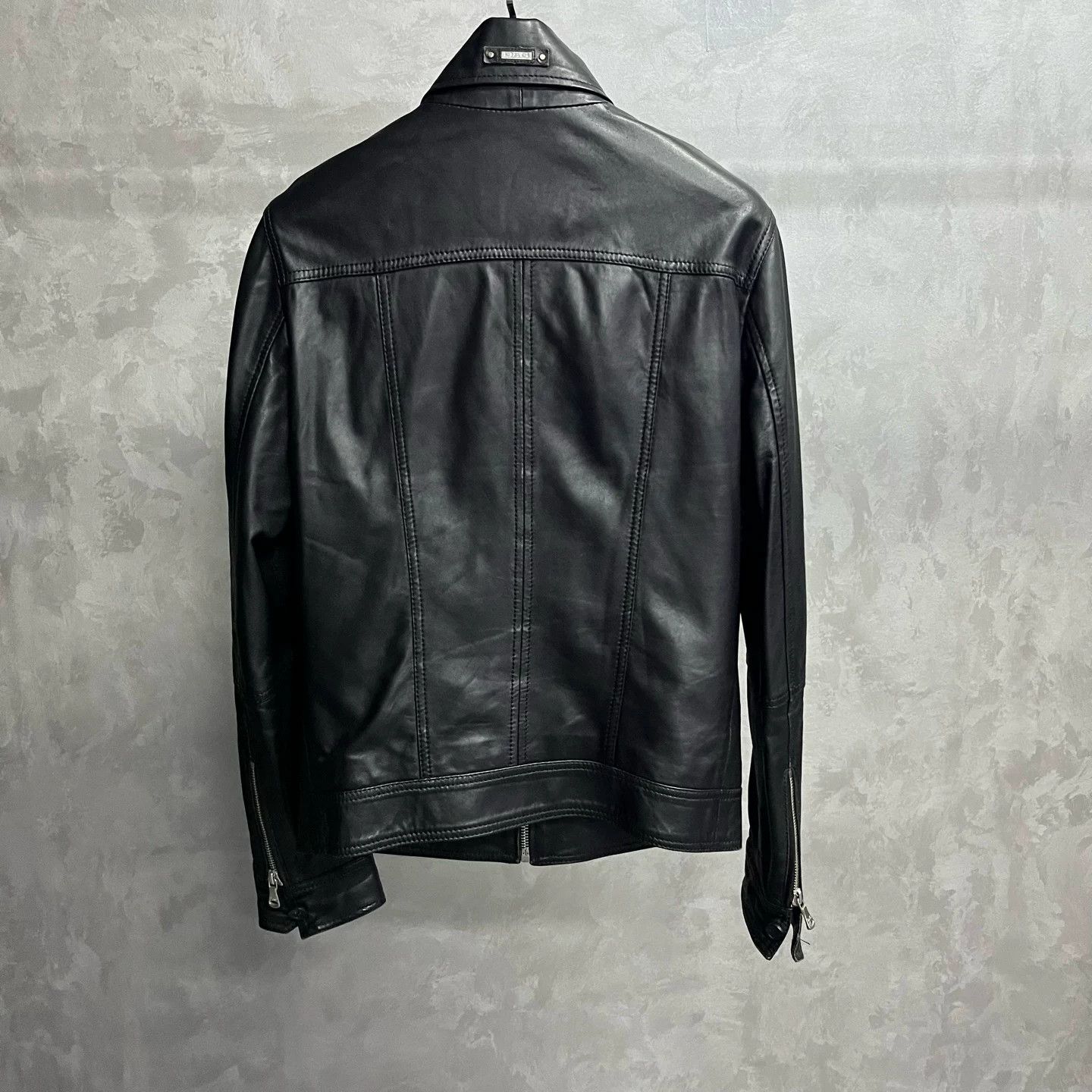 Dolce & Gabbana Dolce&Gabbana Black Multi-Pocket Leather Jacket Size US M / EU 48-50 / 2 - 5 Thumbnail