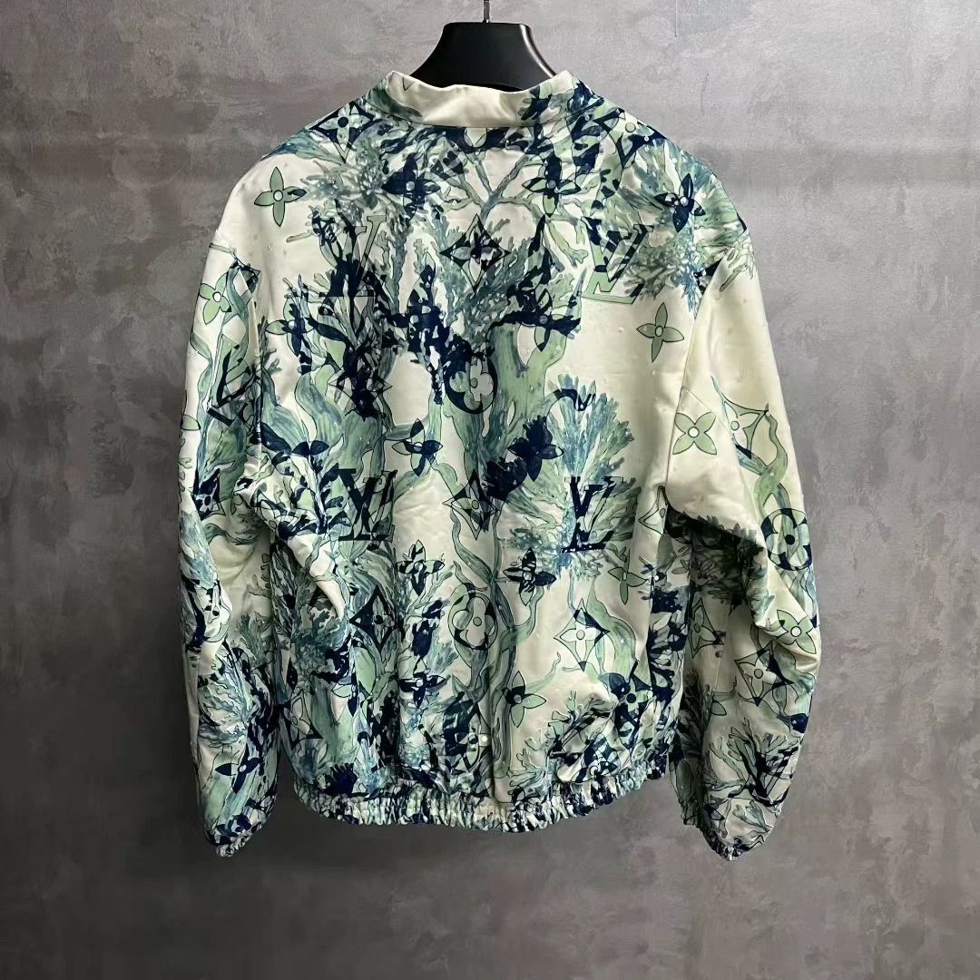 Louis Vuitton Louis Vuitton Blue Logo Embroidered Jacket Size US S / EU 44-46 / 1 - 2 Thumbnail
