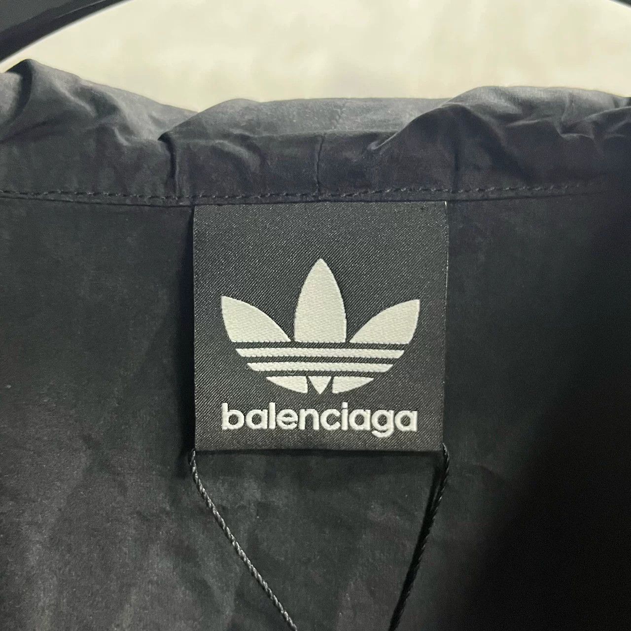 Balenciaga Balenciaga Black Green Colorblock Logo Jacket Size US XL / EU 56 / 4 - 2 Thumbnail