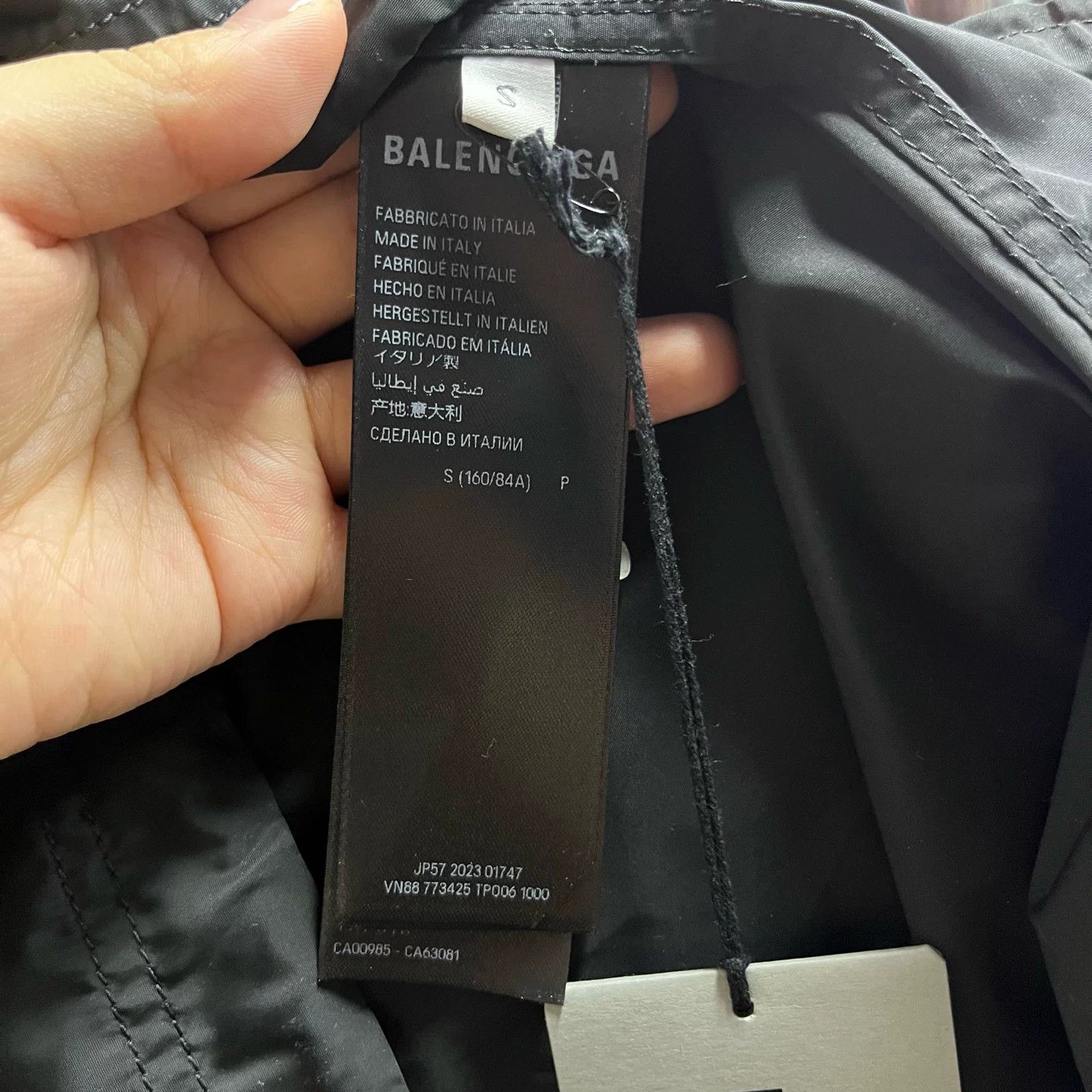 Balenciaga Balenciaga 2024 Black Logo Print Jacket Size US M / EU 48-50 / 2 - 5 Thumbnail