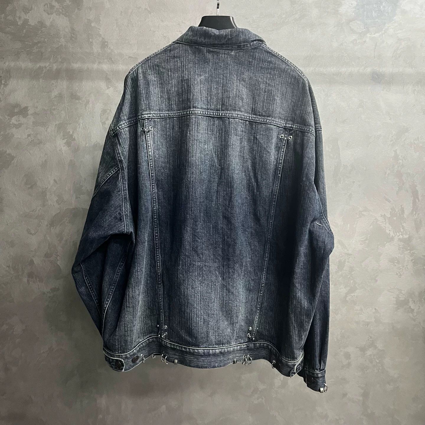 Balenciaga Balenciaga Blue Lapel Solid Loose Jacket Size US M / EU 48-50 / 2 - 6 Thumbnail