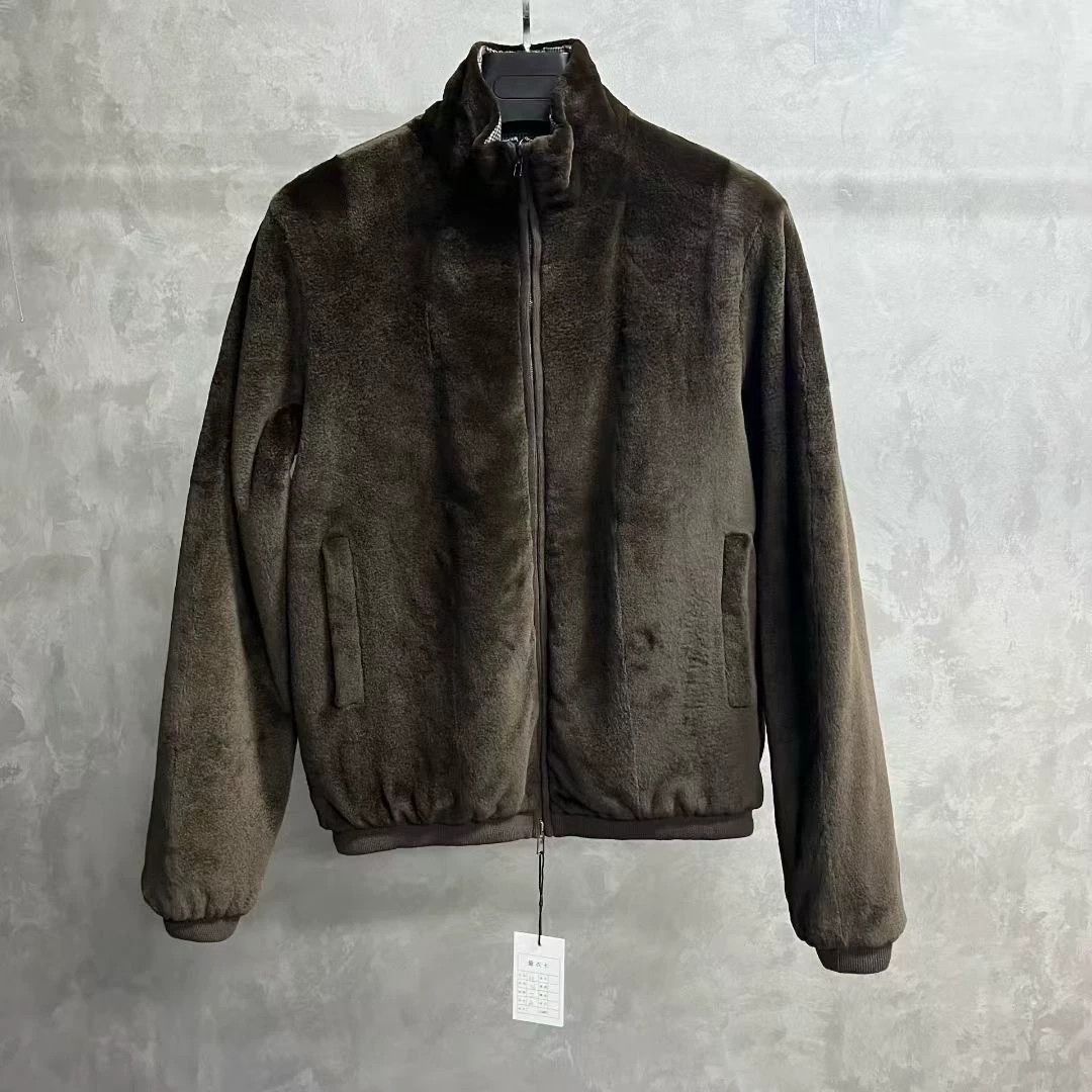 Loro Piana Loro Piana Double-Sided Check Fur Jacket Size US M / EU 48-50 / 2 - 3 Thumbnail