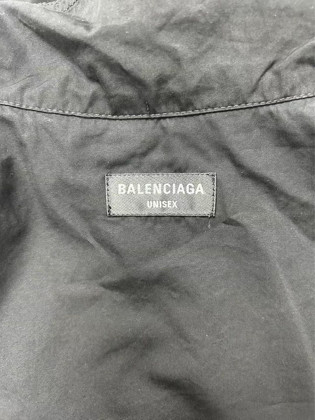 Balenciaga Balenciaga Black Art Print Logo Short Sleeve Shirt Size S / US 4 / IT 40 - 4 Thumbnail