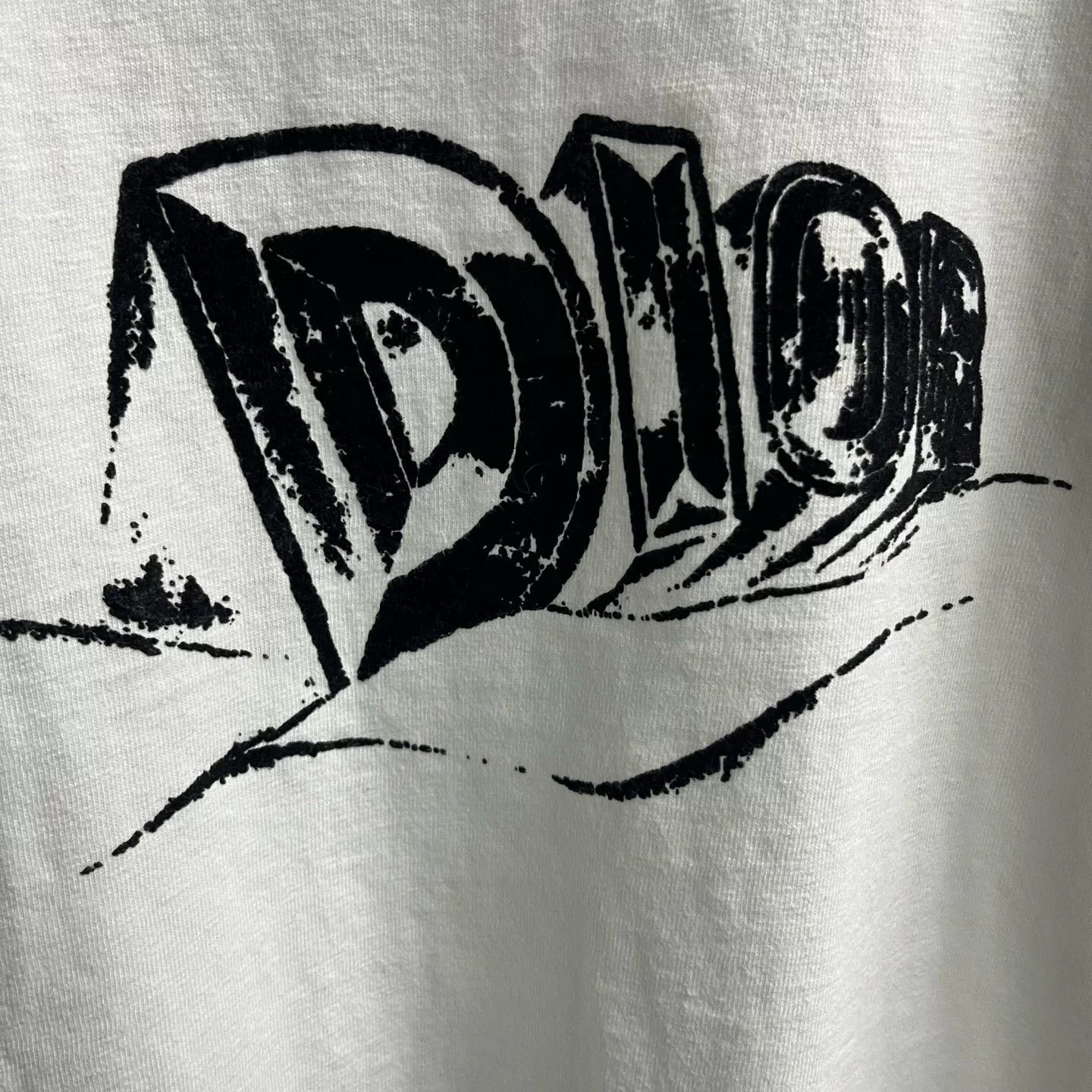 Dior Dior Latest Beige Chest Logo T-Shirt Size US XL / EU 56 / 4 - 4 Thumbnail