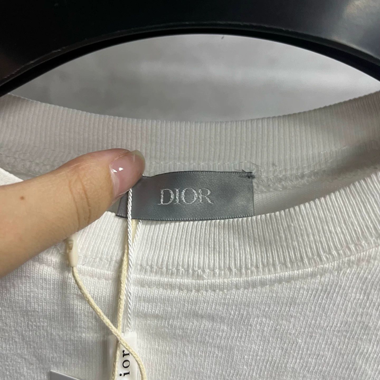 Dior Dior Latest Beige Chest Logo T-Shirt Size US XL / EU 56 / 4 - 2 Thumbnail