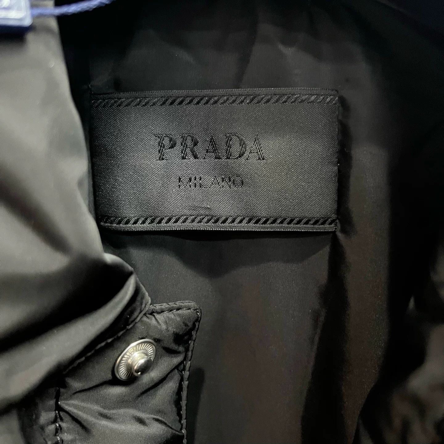 Prada Prada Black Lapel Single-Breasted Loose Jacket Size US XS / EU 42 / 0 - 4 Thumbnail