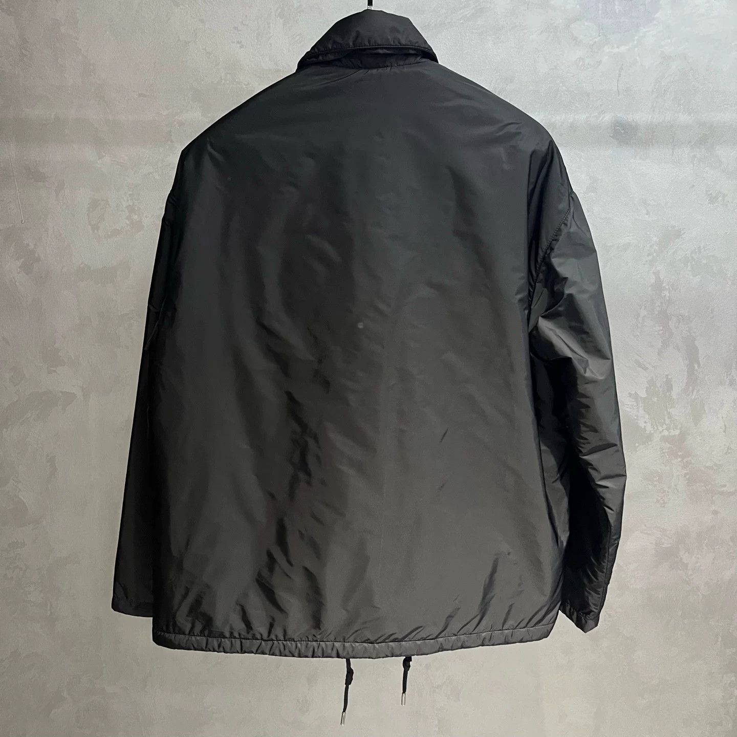 Prada Prada Black Lapel Single-Breasted Loose Jacket Size US XS / EU 42 / 0 - 5 Thumbnail