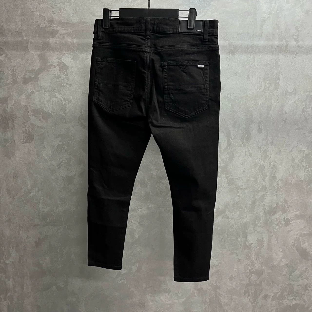 Amiri Amiri Black Distressed Patch Jeans Size US 32 / EU 48 - 6 Thumbnail