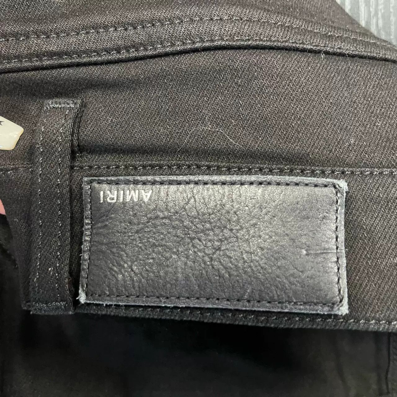 Amiri Amiri Black Distressed Patch Jeans Size US 32 / EU 48 - 4 Thumbnail