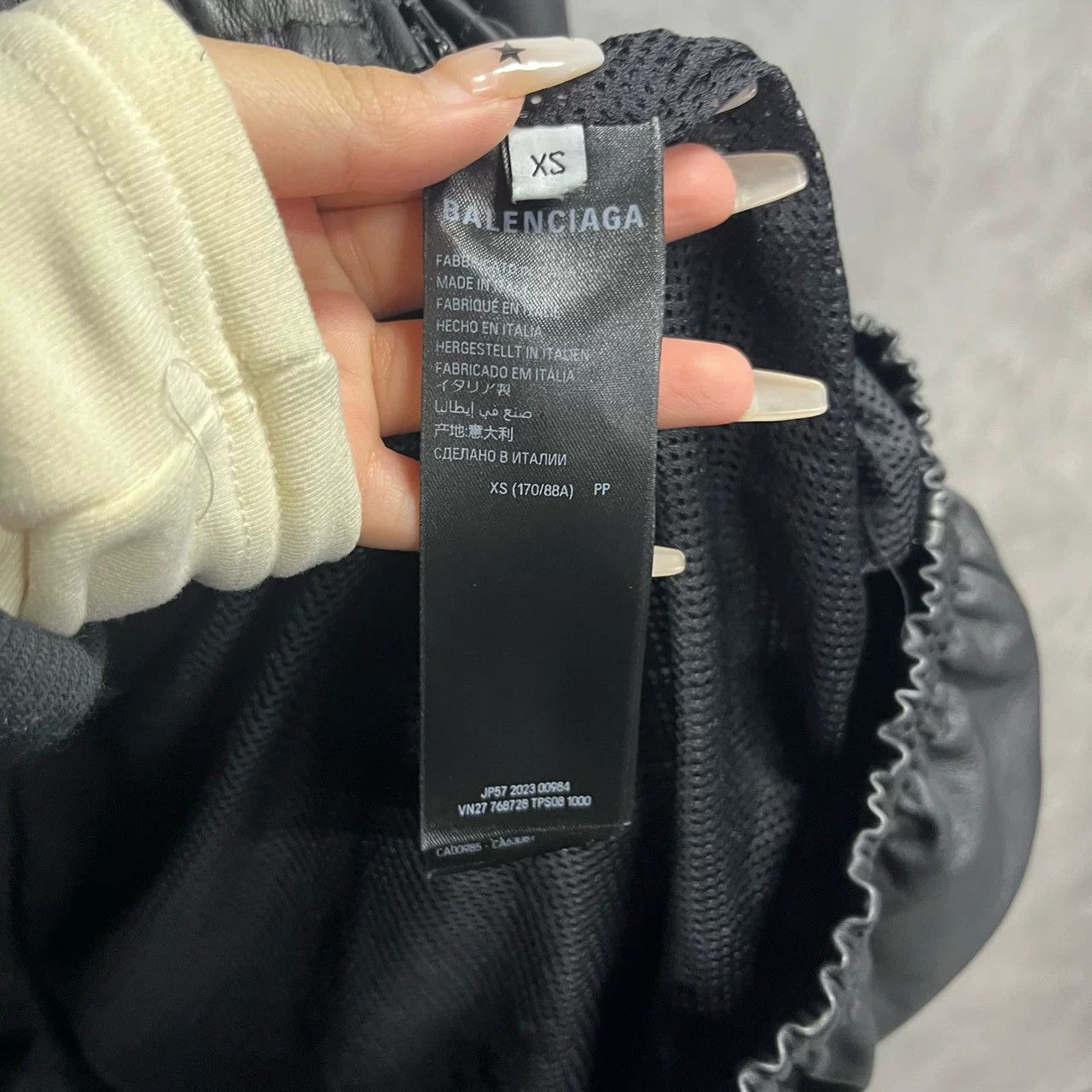 Balenciaga Balenciaga Black Loose Stand Collar Jacket Size XS / US 0-2 / IT 36-38 - 4 Thumbnail