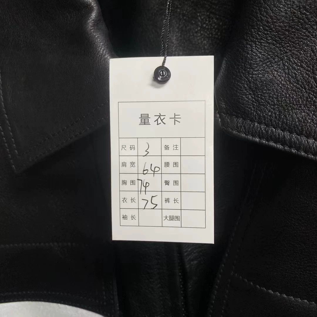 Balenciaga Balenciaga Black Logo Reflective Stripes Leather Jacket Size US L / EU 52-54 / 3 - 6 Thumbnail