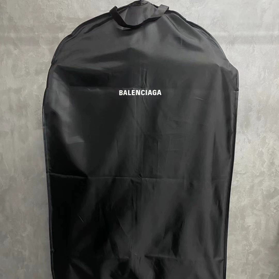 Balenciaga Balenciaga Black Logo Reflective Stripes Leather Jacket Size US L / EU 52-54 / 3 - 8 Thumbnail