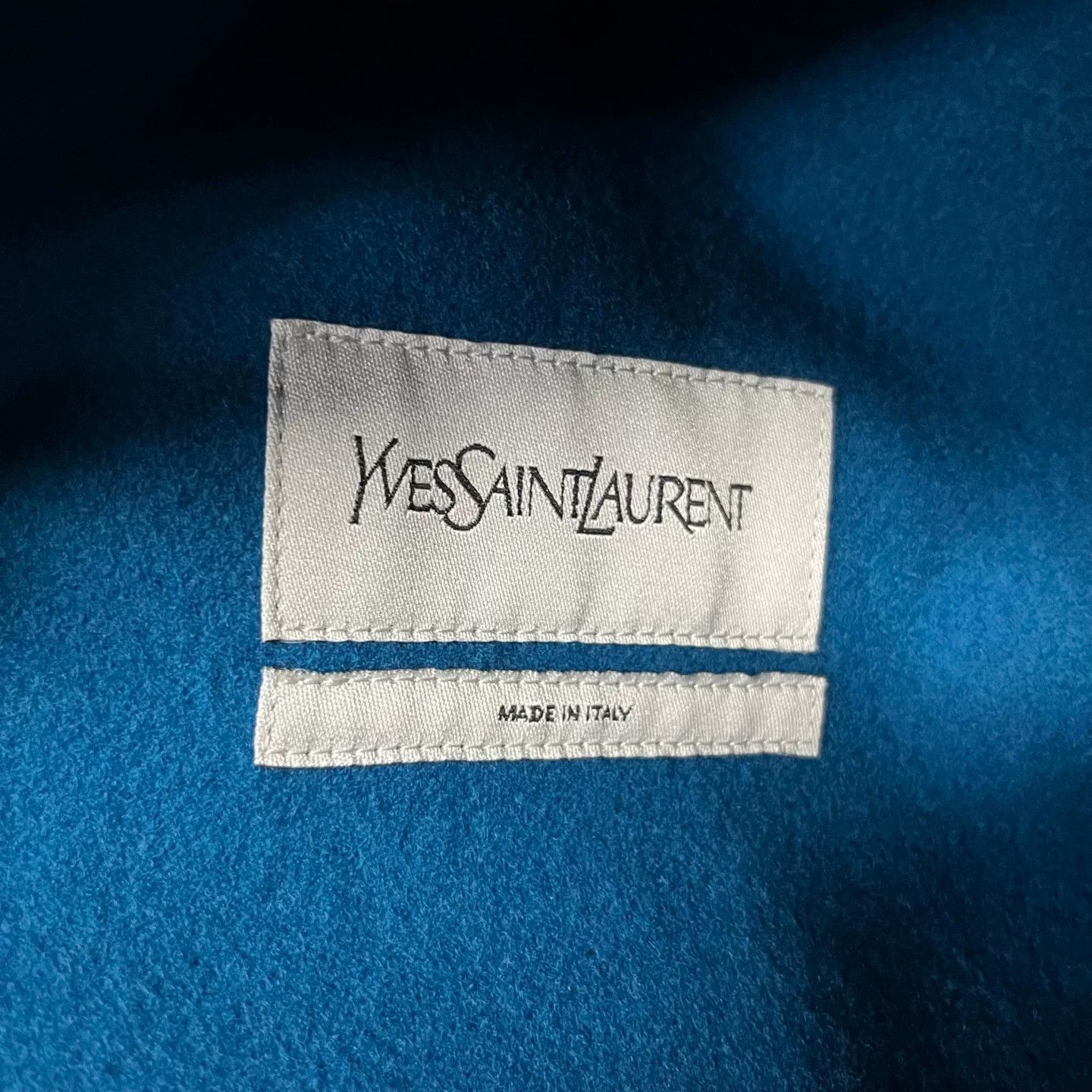 Saint Laurent Paris Saint Laurent Classic Blue Stand-Collar Jacket Size US M / EU 48-50 / 2 - 3 Thumbnail