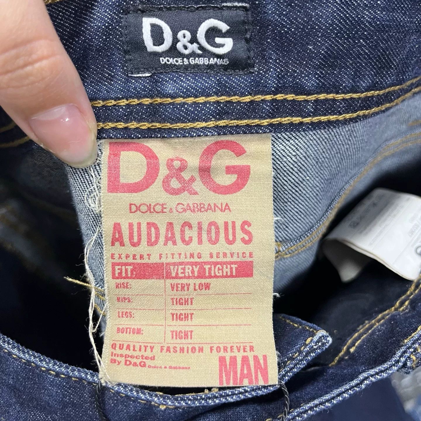 Dolce & Gabbana Dolce&Gabbana Dark Blue Straight Jeans Size US 32 / EU 48 - 2 Thumbnail