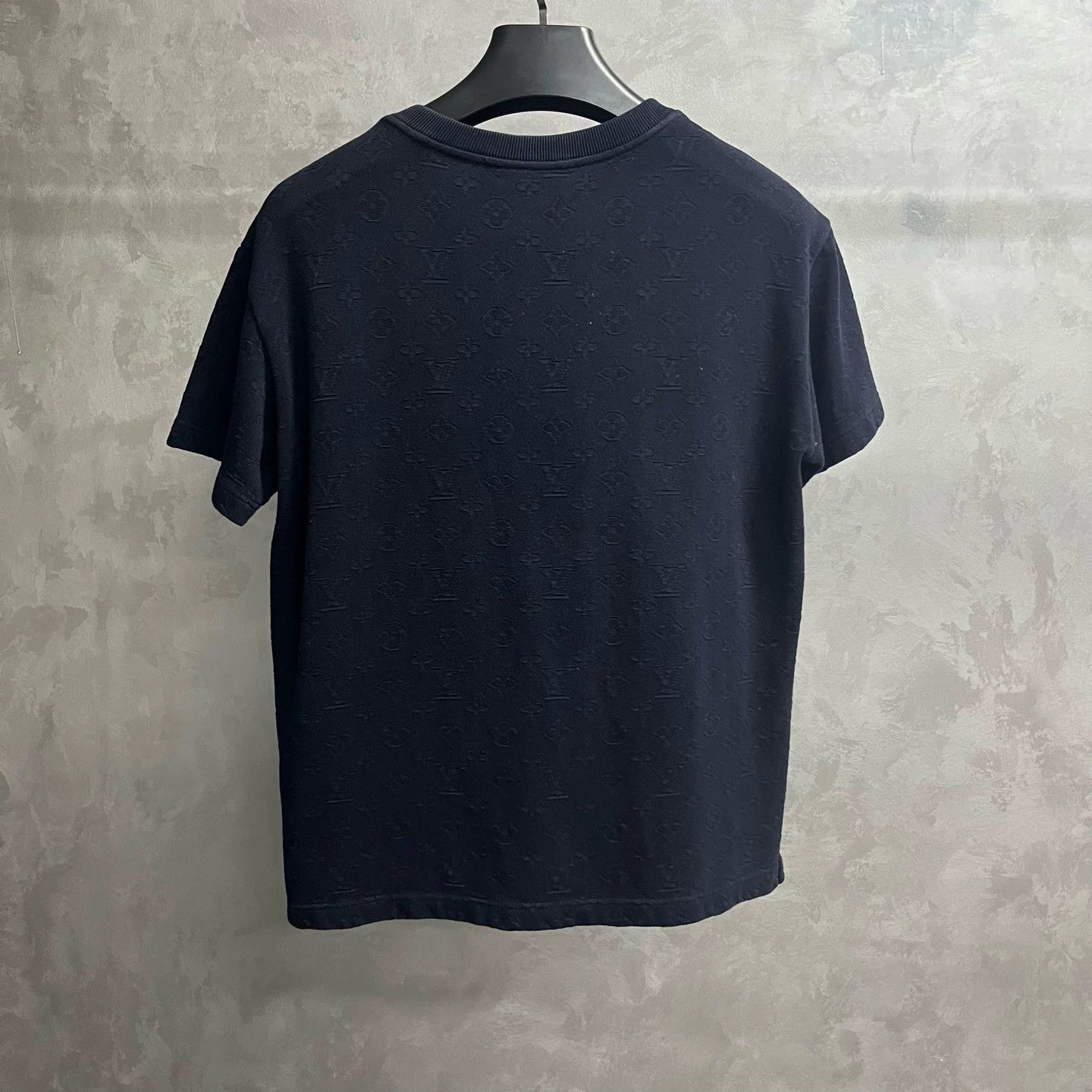 Louis Vuitton Louis Vuitton Navy Cotton Logo T-Shirt Size XS / US 0-2 / IT 36-38 - 5 Thumbnail
