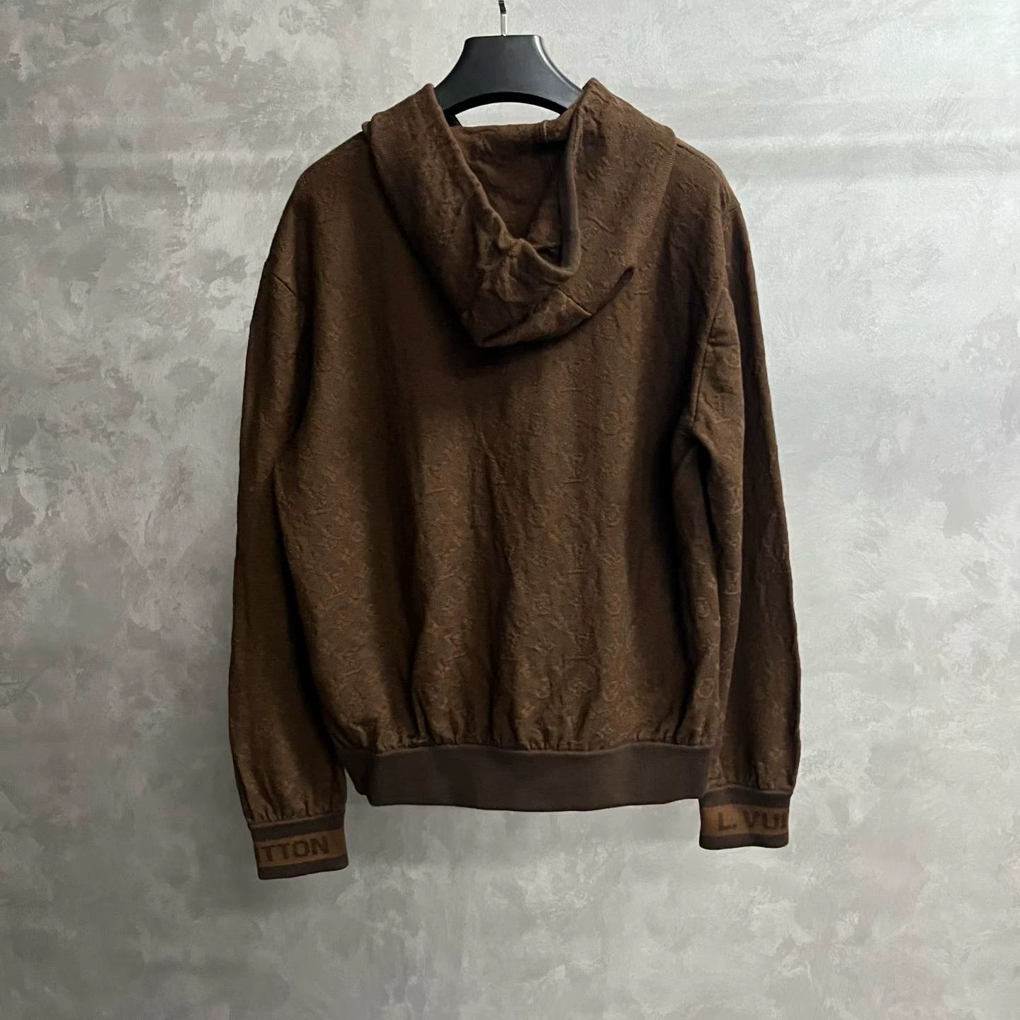 Louis Vuitton Louis Vuitton Brown Drawstring Hooded Sweatshirt Size US L / EU 52-54 / 3 - 5 Thumbnail
