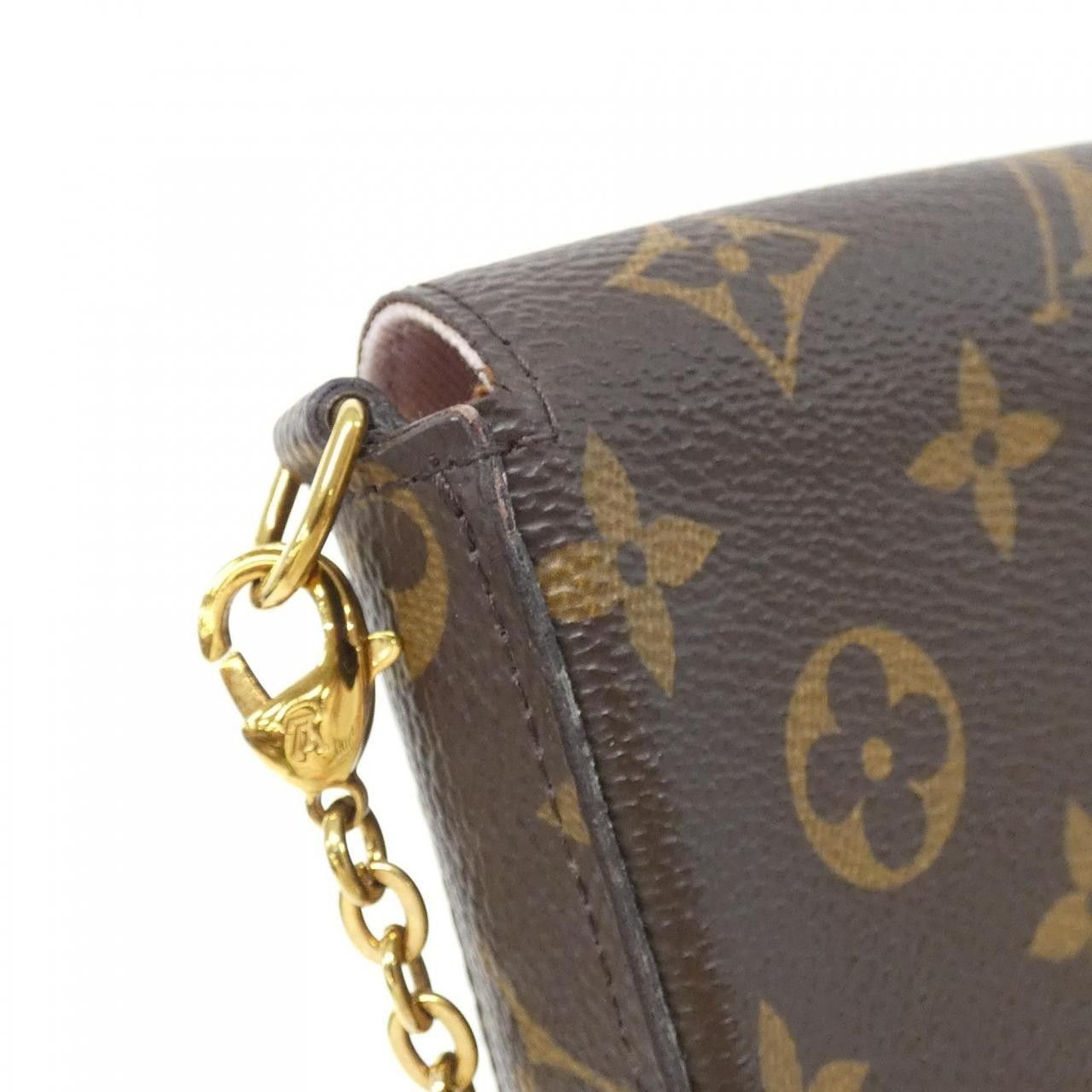 Louis Vuitton Louis Vuitton Louis Vuitton Pochette Felicie Monogram Shoulder Bag Textile Shoulder Bag M62415 DUTY FREE for USA Size ONE SIZE - 7 Thumbnail