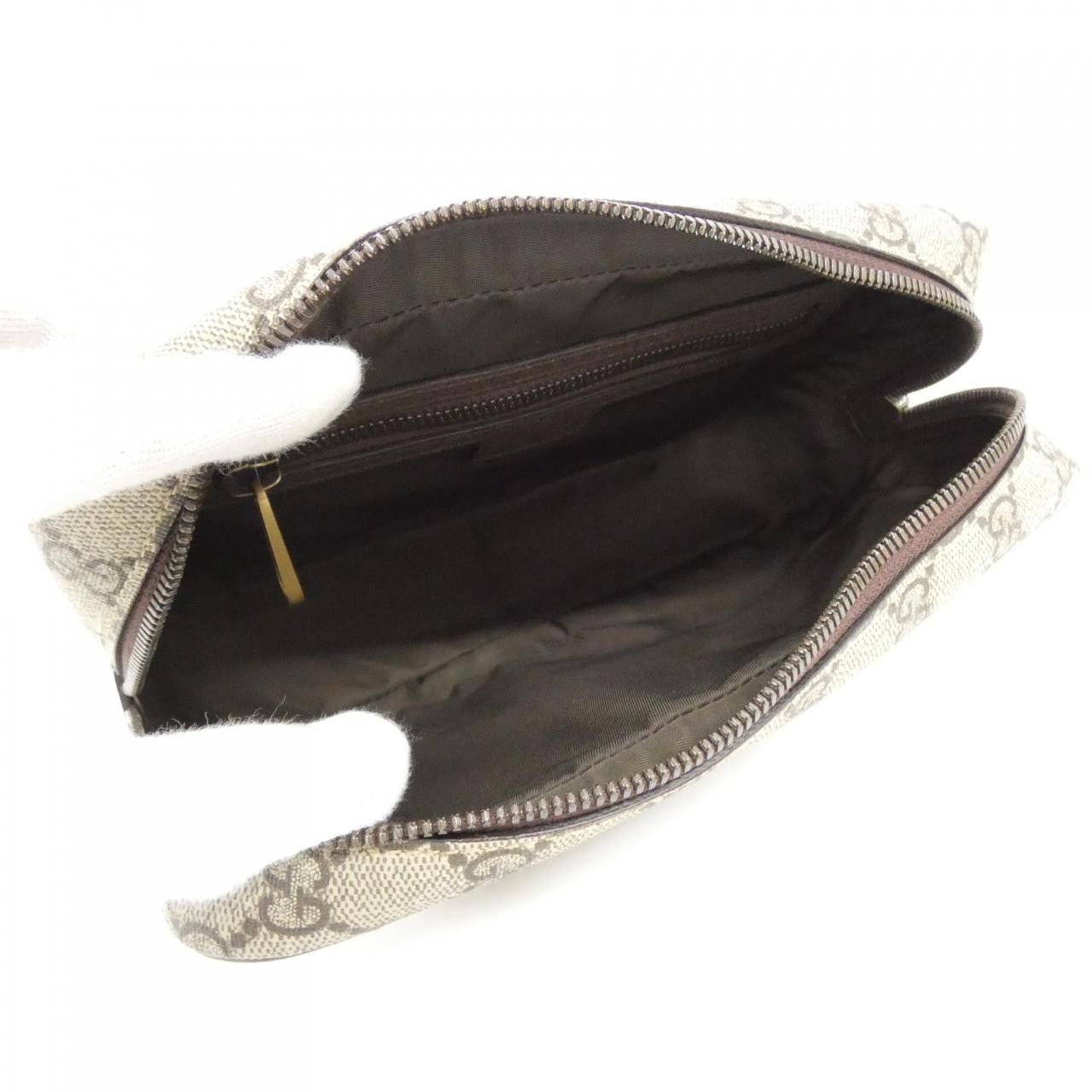 Gucci Gucci Gucci Savoy GG Supreme Canvas Pouch Textile Vanity Bag 76001996IWT DUTY FREE for USA Size ONE SIZE - 5 Thumbnail