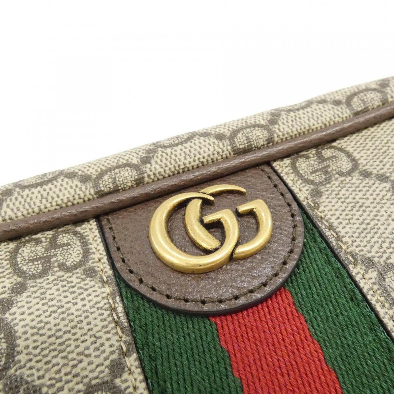 Gucci Gucci Gucci Savoy GG Supreme Canvas Pouch Textile Vanity Bag 76001996IWT DUTY FREE for USA Size ONE SIZE - 4 Thumbnail