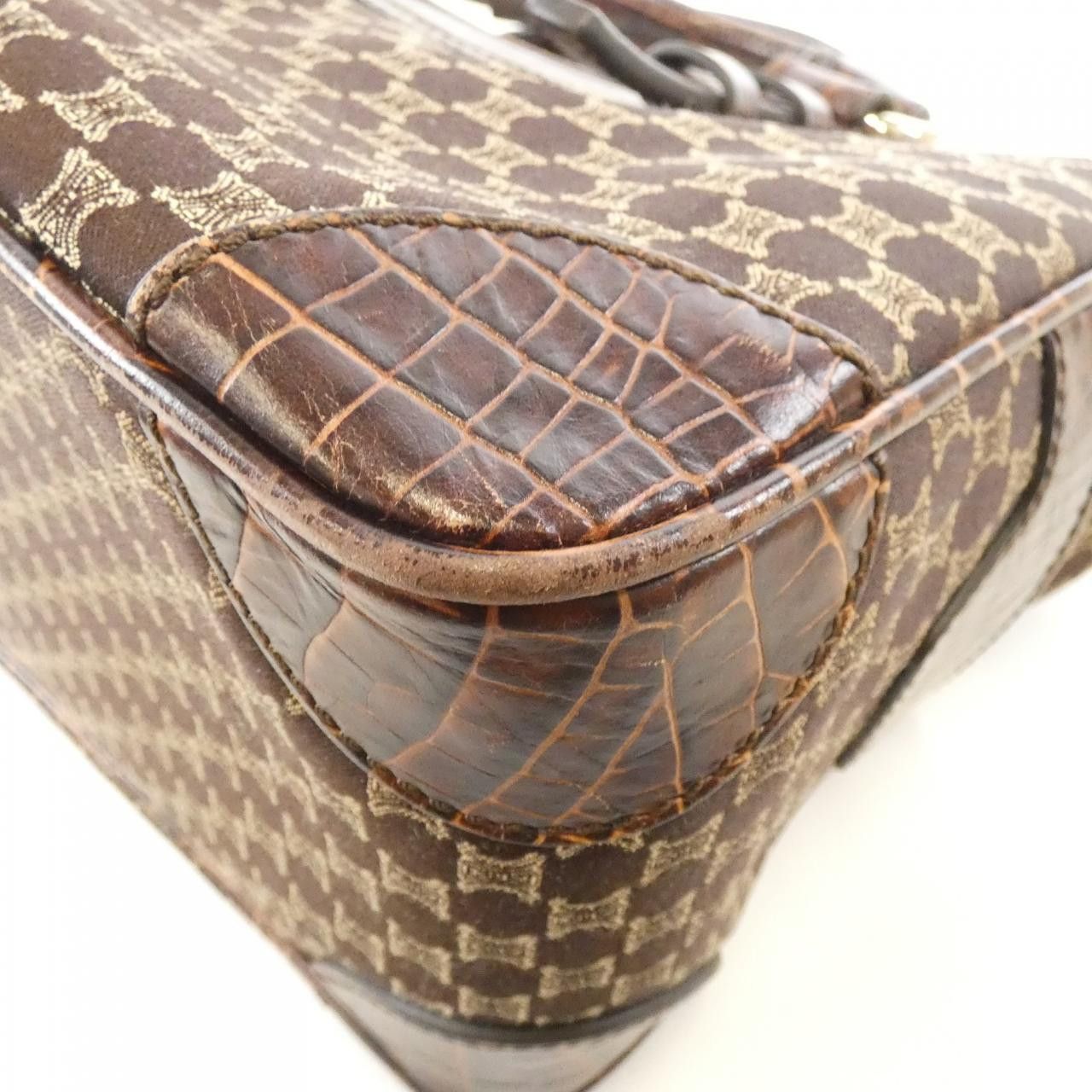 Celine Celine Celine Canvas Leather Handbag Leather Handbag DUTY FREE for USA Size ONE SIZE - 2 Thumbnail