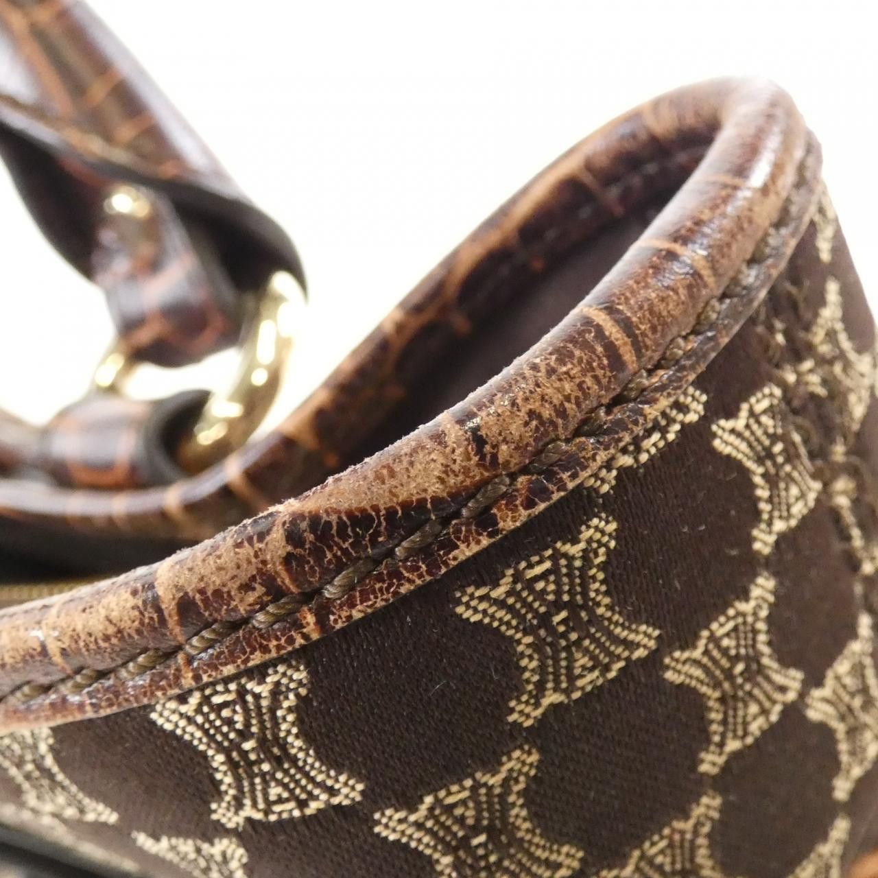 Celine Celine Celine Canvas Leather Handbag Leather Handbag DUTY FREE for USA Size ONE SIZE - 3 Thumbnail