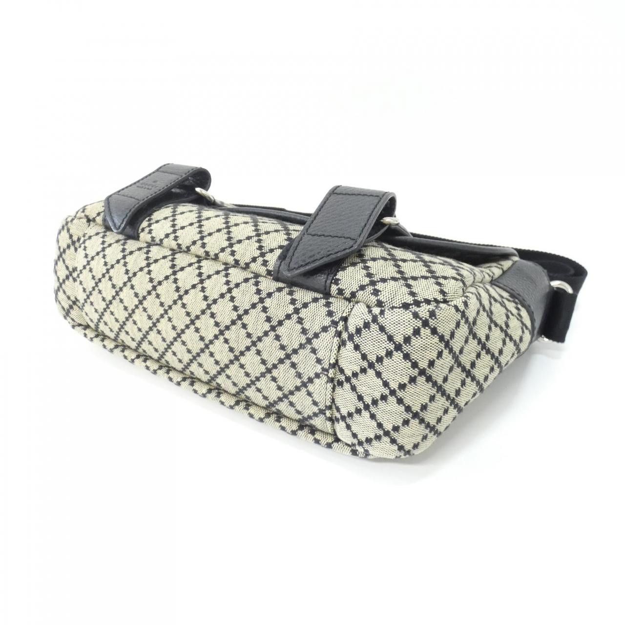 Gucci Gucci Gucci Diamante Canvas Leather Shoulder Bag Textile Shoulder Bag 374429 DUTY FREE for USA Size ONE SIZE - 3 Thumbnail