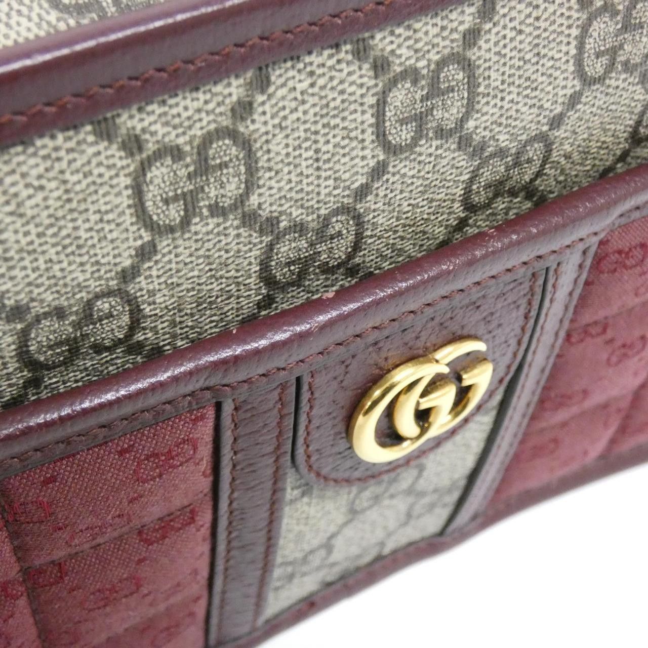 Gucci Gucci Gucci GG Supreme Canvas Shoulder Bag Leather Shoulder Bag 751914FAB7W DUTY FREE for USA Size ONE SIZE - 5 Thumbnail