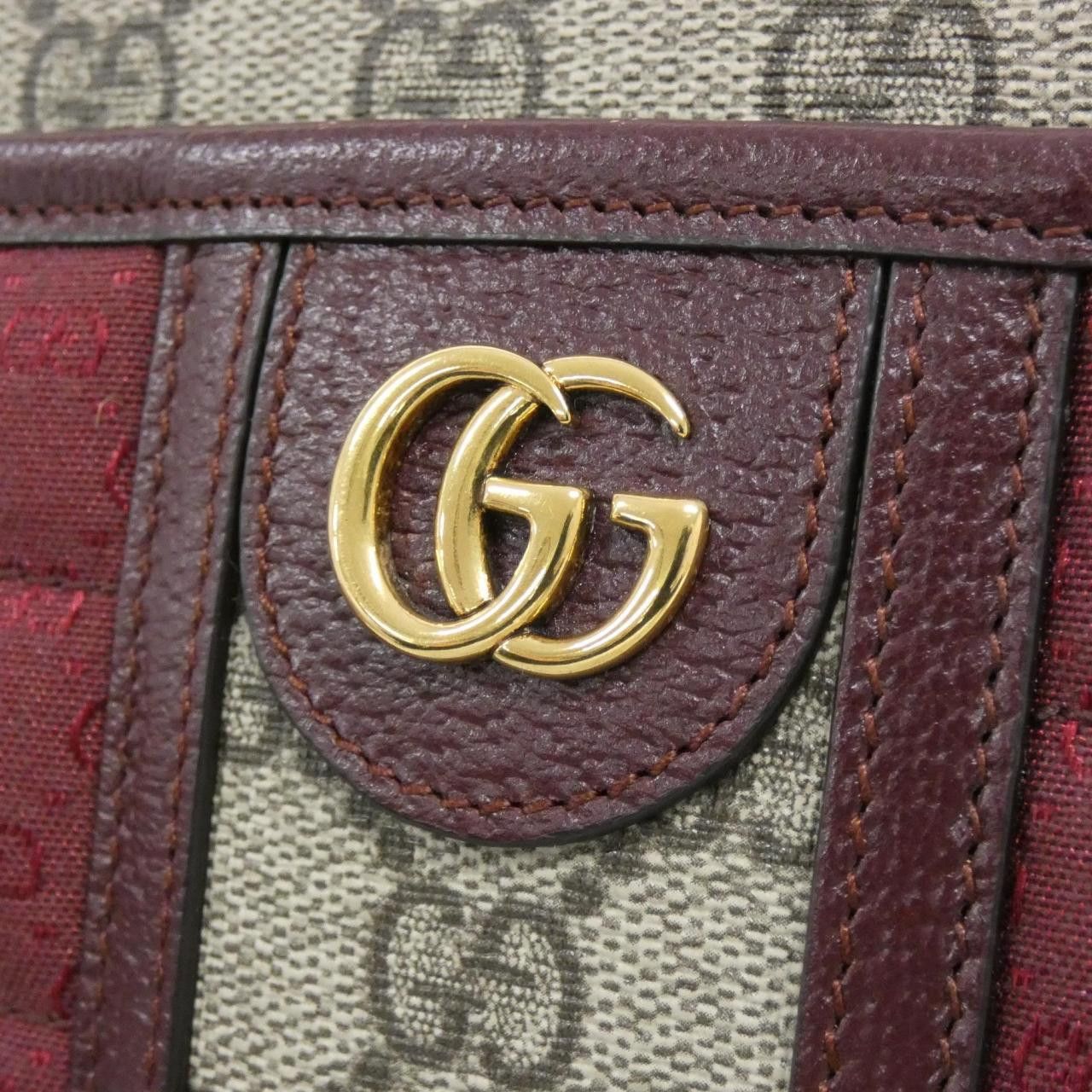 Gucci Gucci Gucci GG Supreme Canvas Shoulder Bag Leather Shoulder Bag 751914FAB7W DUTY FREE for USA Size ONE SIZE - 4 Thumbnail
