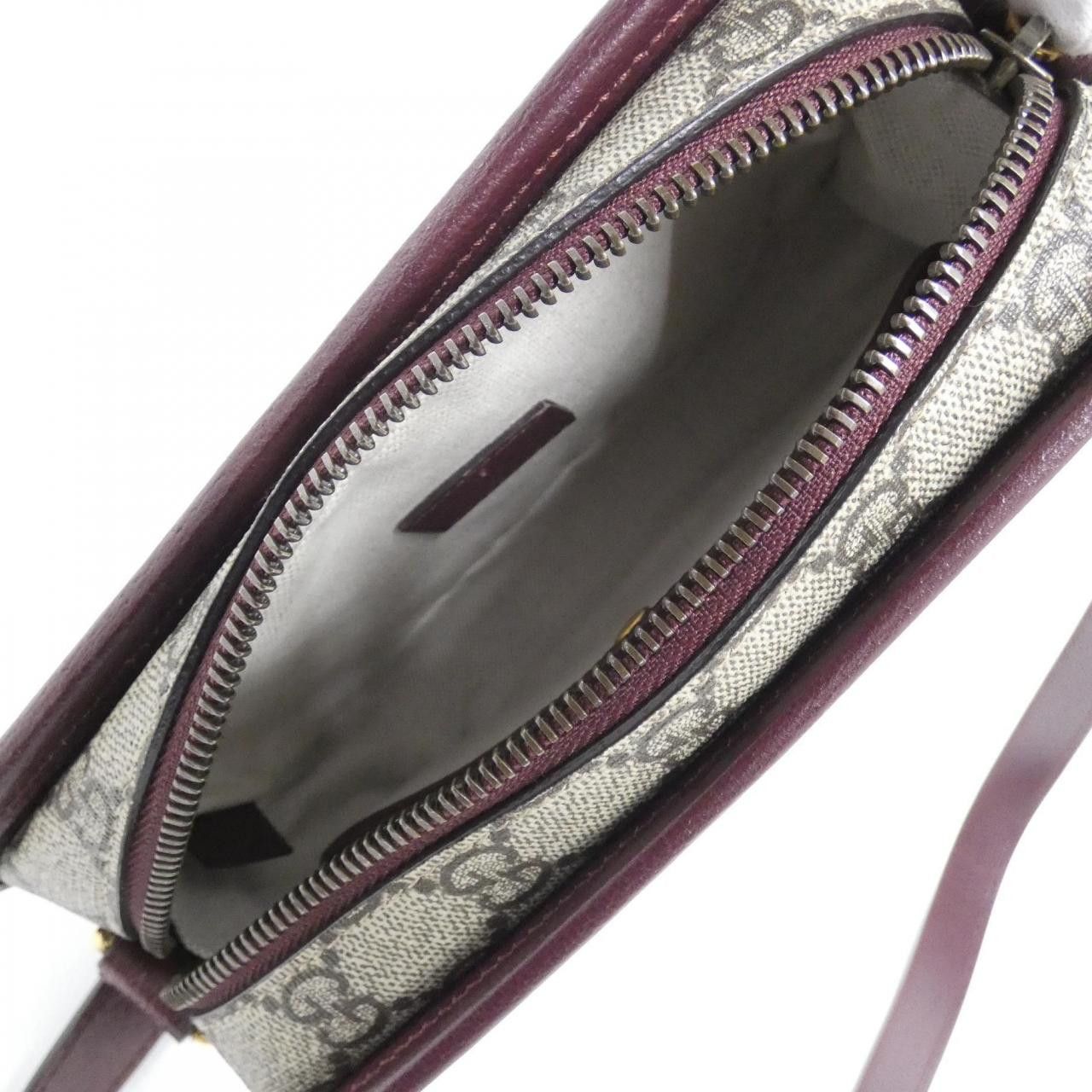 Gucci Gucci Gucci GG Supreme Canvas Shoulder Bag Leather Shoulder Bag 751914FAB7W DUTY FREE for USA Size ONE SIZE - 9 Thumbnail