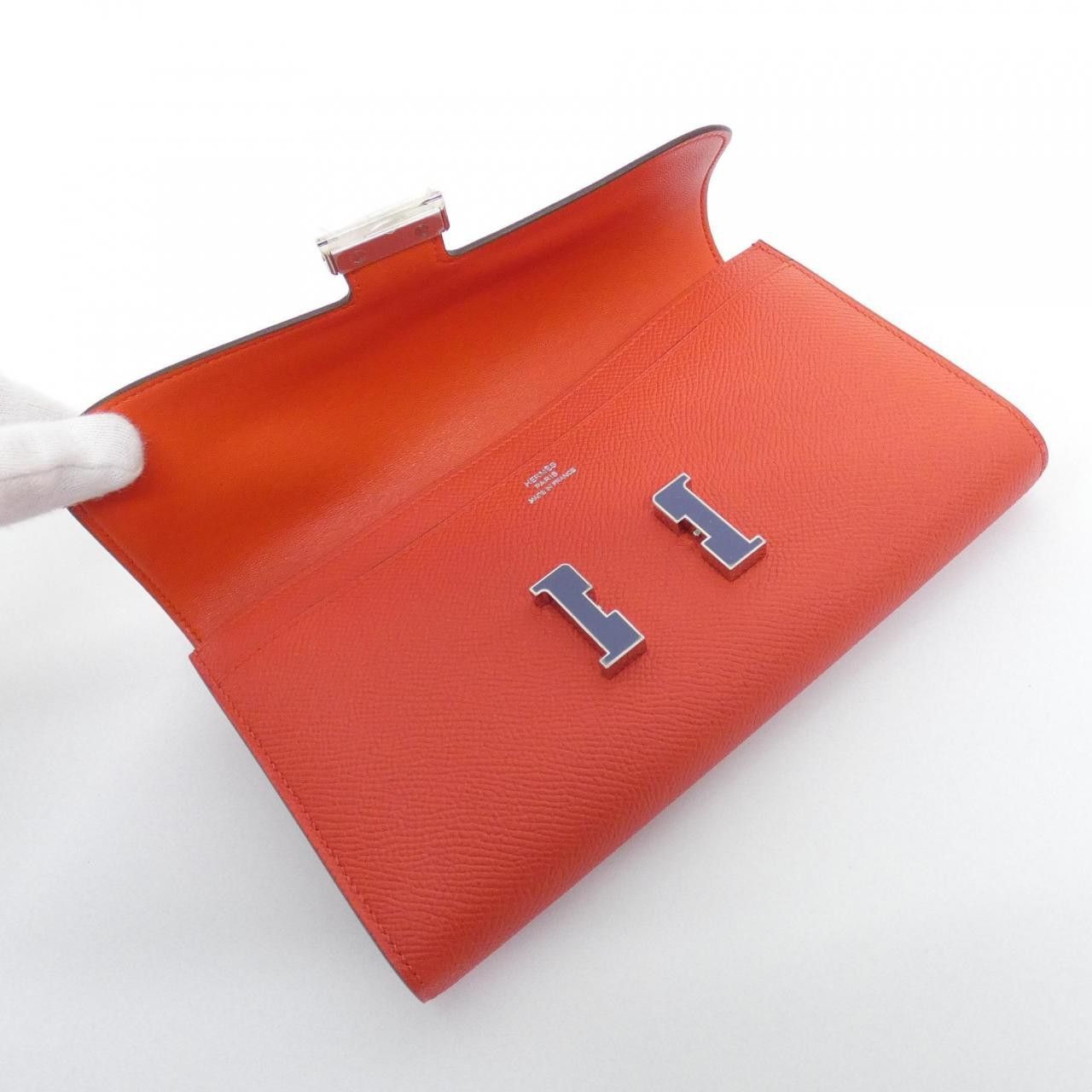 Hermes Hermes Hermes Constance Long Epsom Long Wallet Leather Long Wallet C DUTY FREE for USA Size ONE SIZE - 5 Thumbnail