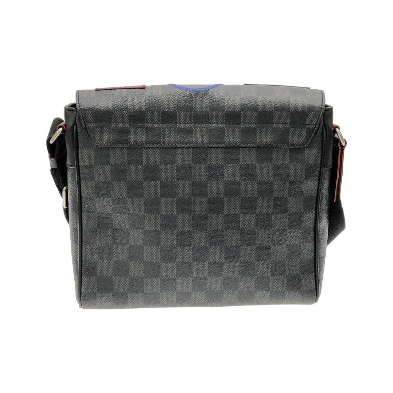 Louis Vuitton Louis Vuitton Louis Vuitton Damier Graphite District Shoulder Bag Textile Shoulder Bag N40040 DUTY FREE for USA Size ONE SIZE - 2 Thumbnail