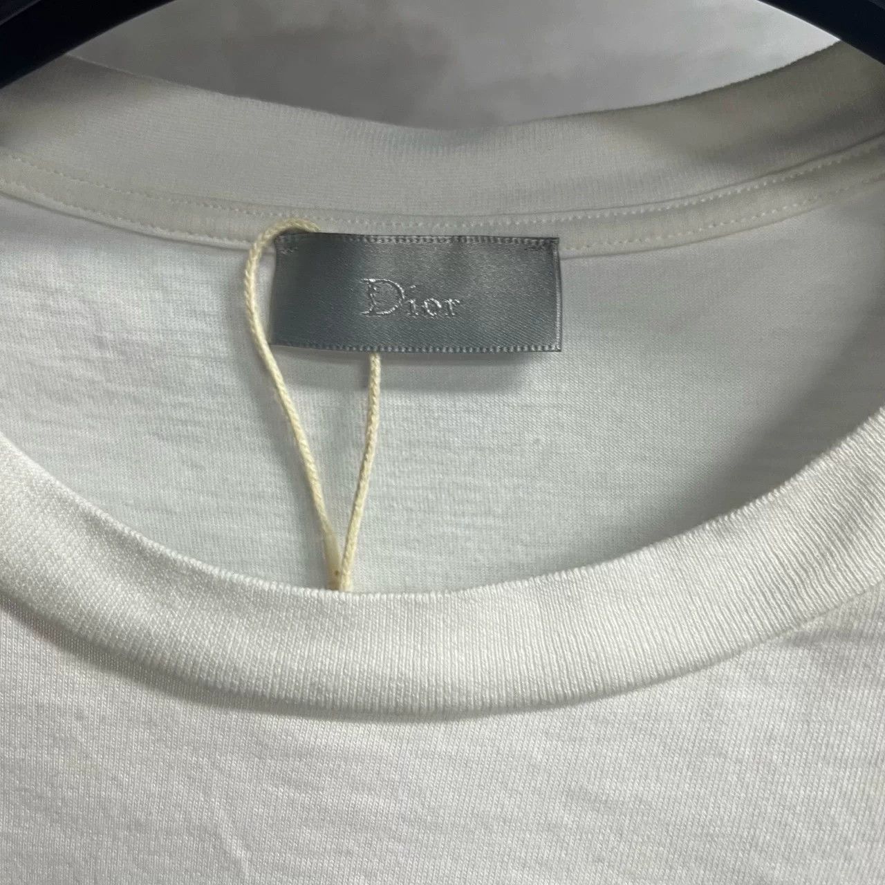 Dior Dior Latest White Casual Printed T-shirt Size XS / US 0-2 / IT 36-38 - 2 Thumbnail